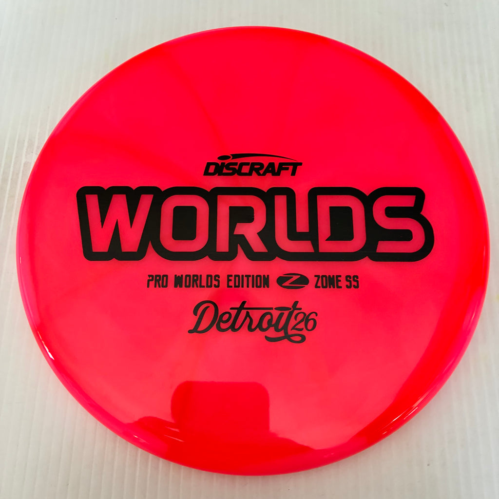Discraft 2026 Worlds Fundraiser Tour Series Swirl Z Zone SS 4/4/-1/2