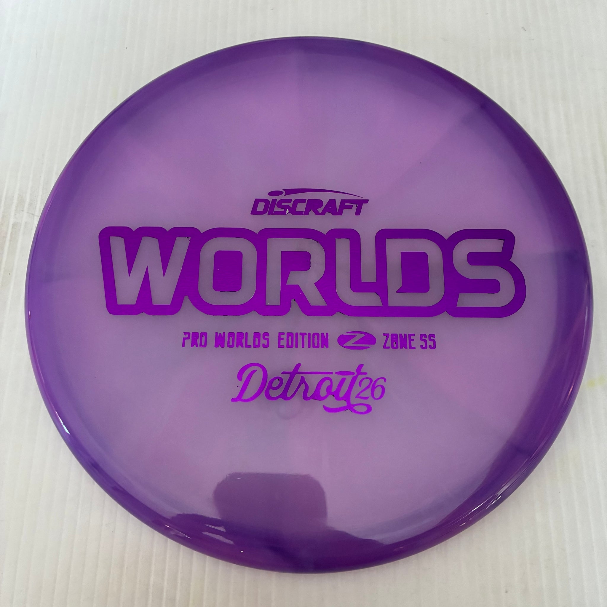Discraft 2026 Worlds Fundraiser Tour Series Swirl Z Zone SS 4/4/-1/2