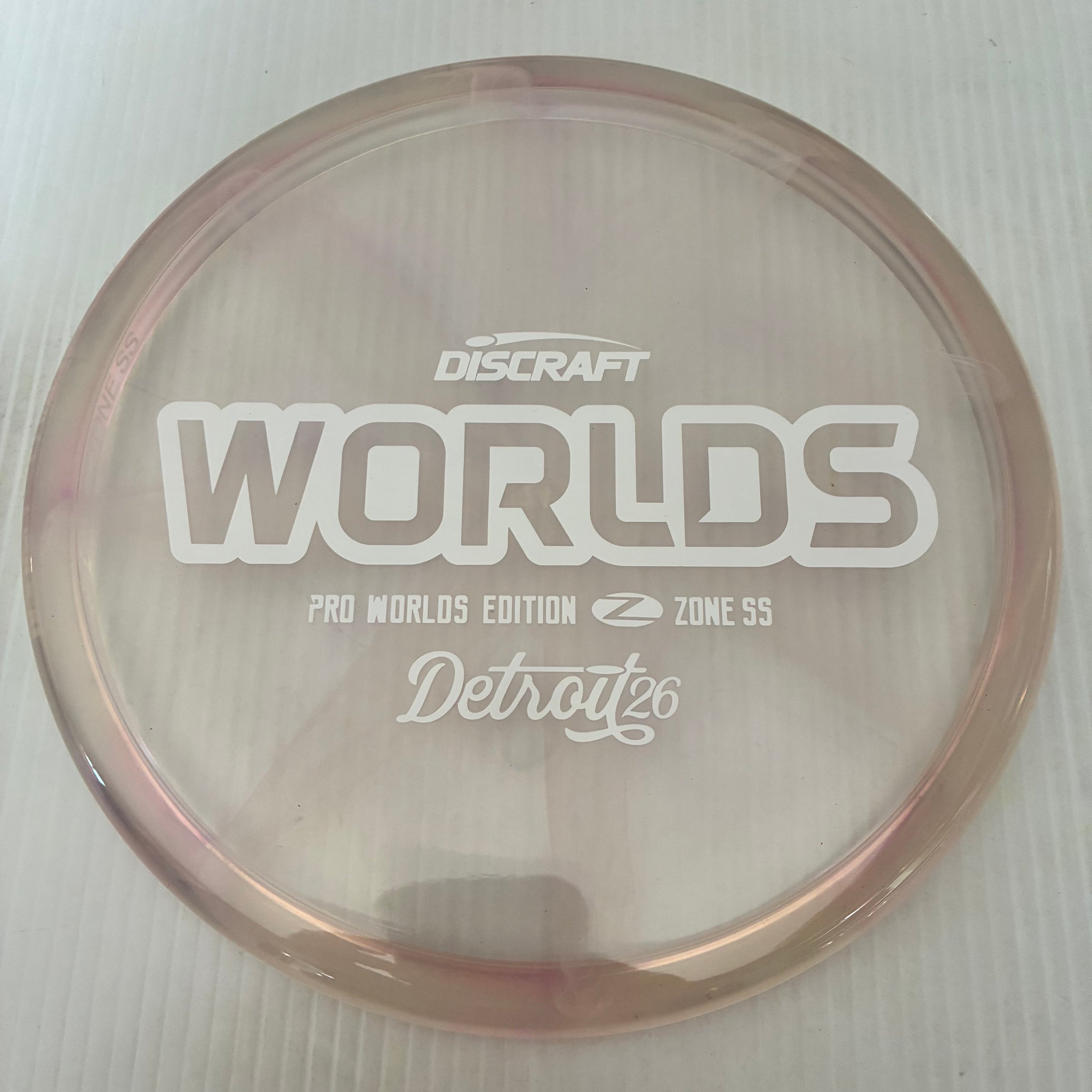 Discraft 2026 Worlds Fundraiser Tour Series Swirl Z Zone SS 4/4/-1/2