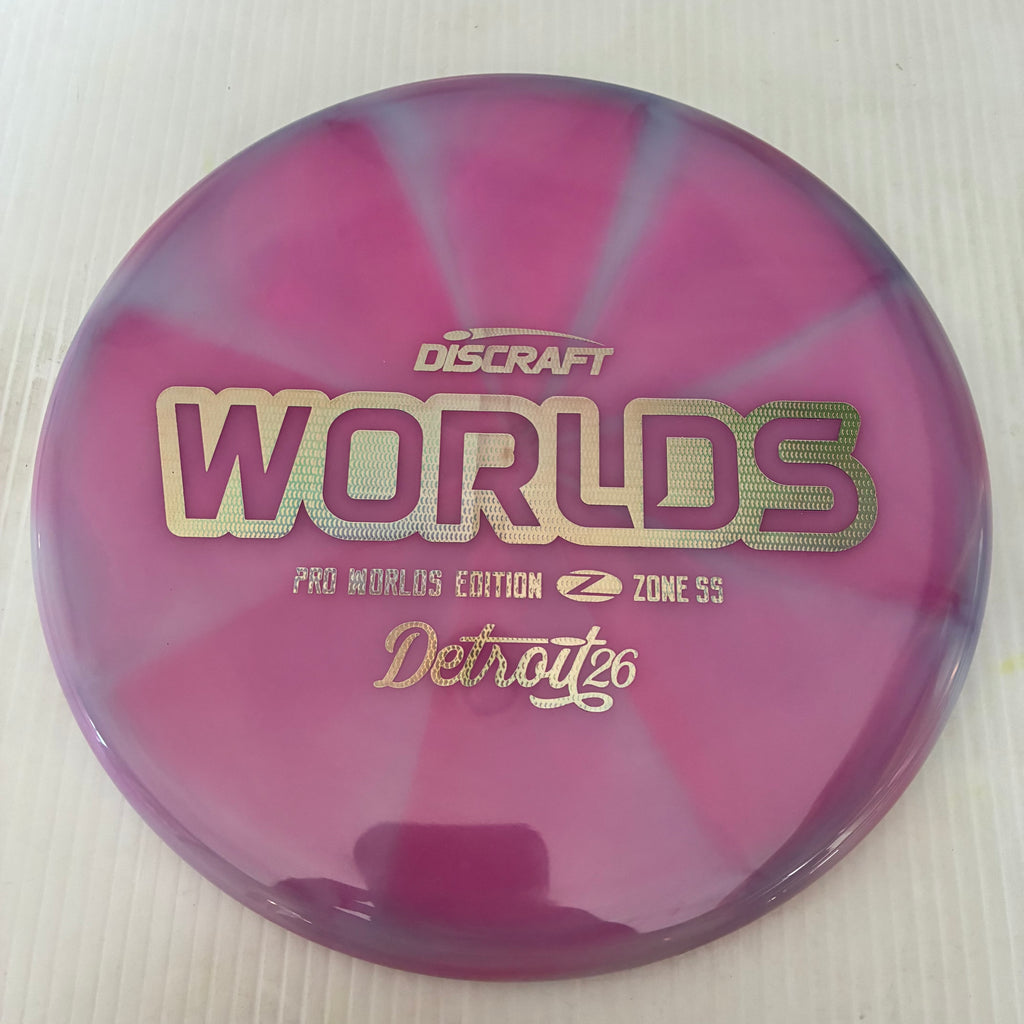 Discraft 2026 Worlds Fundraiser Tour Series Swirl Z Zone SS 4/4/-1/2