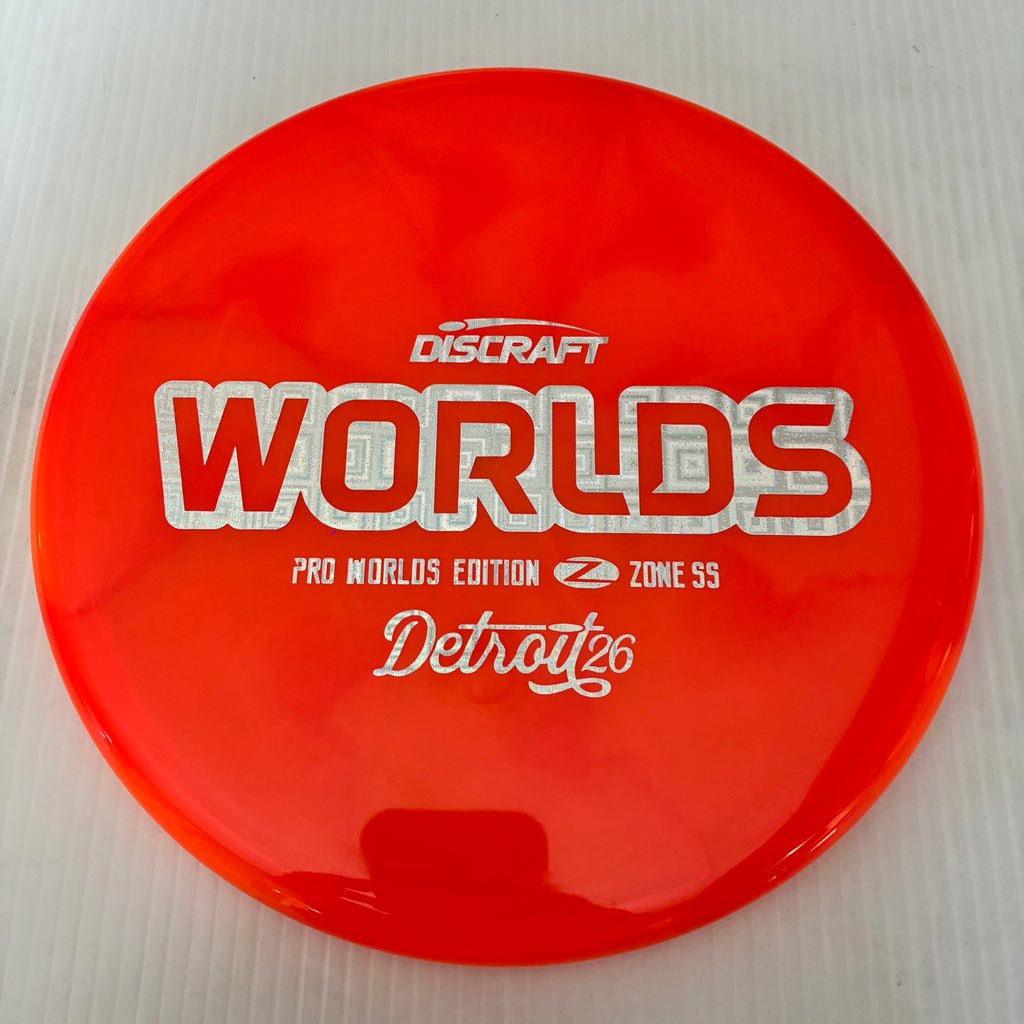 Discraft 2026 Worlds Fundraiser Tour Series Swirl Z Zone SS 4/4/-1/2