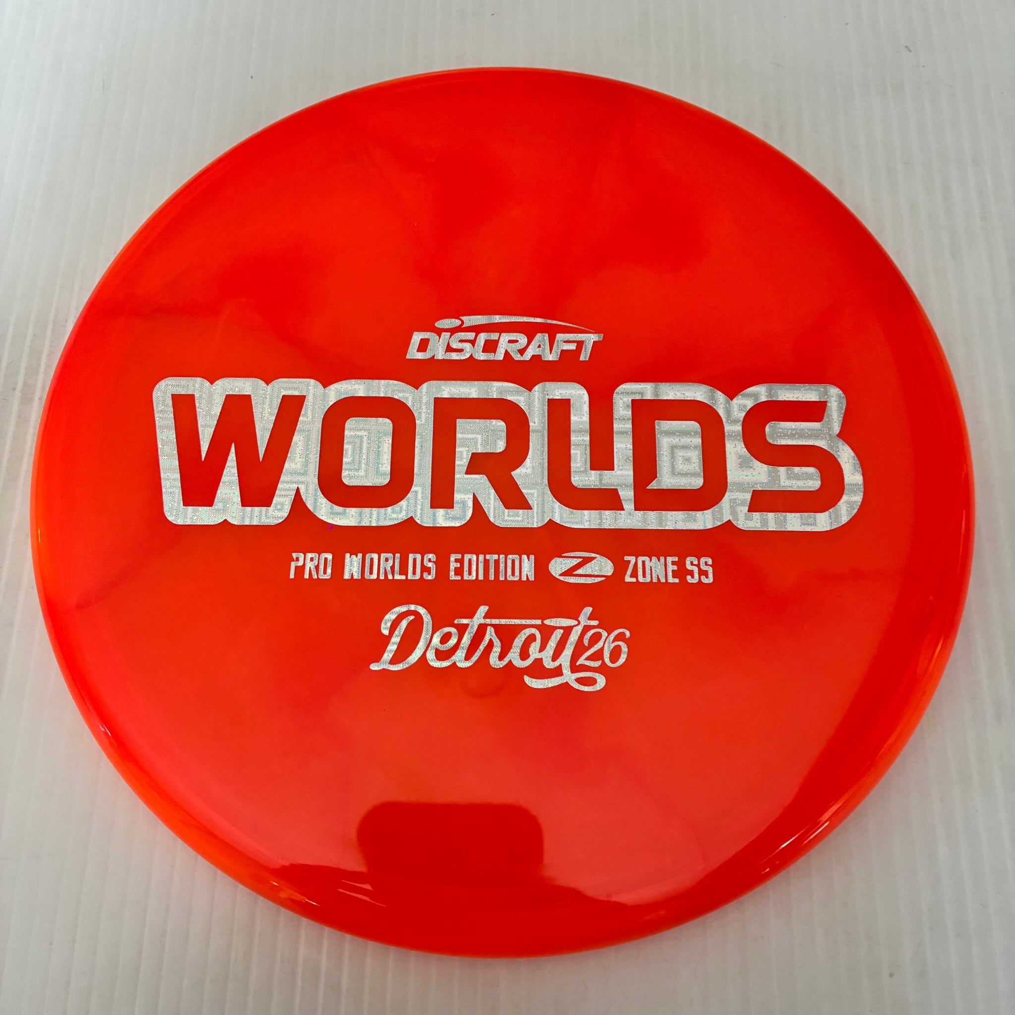 Discraft 2026 Worlds Fundraiser Tour Series Swirl Z Zone SS 4/4/-1/2