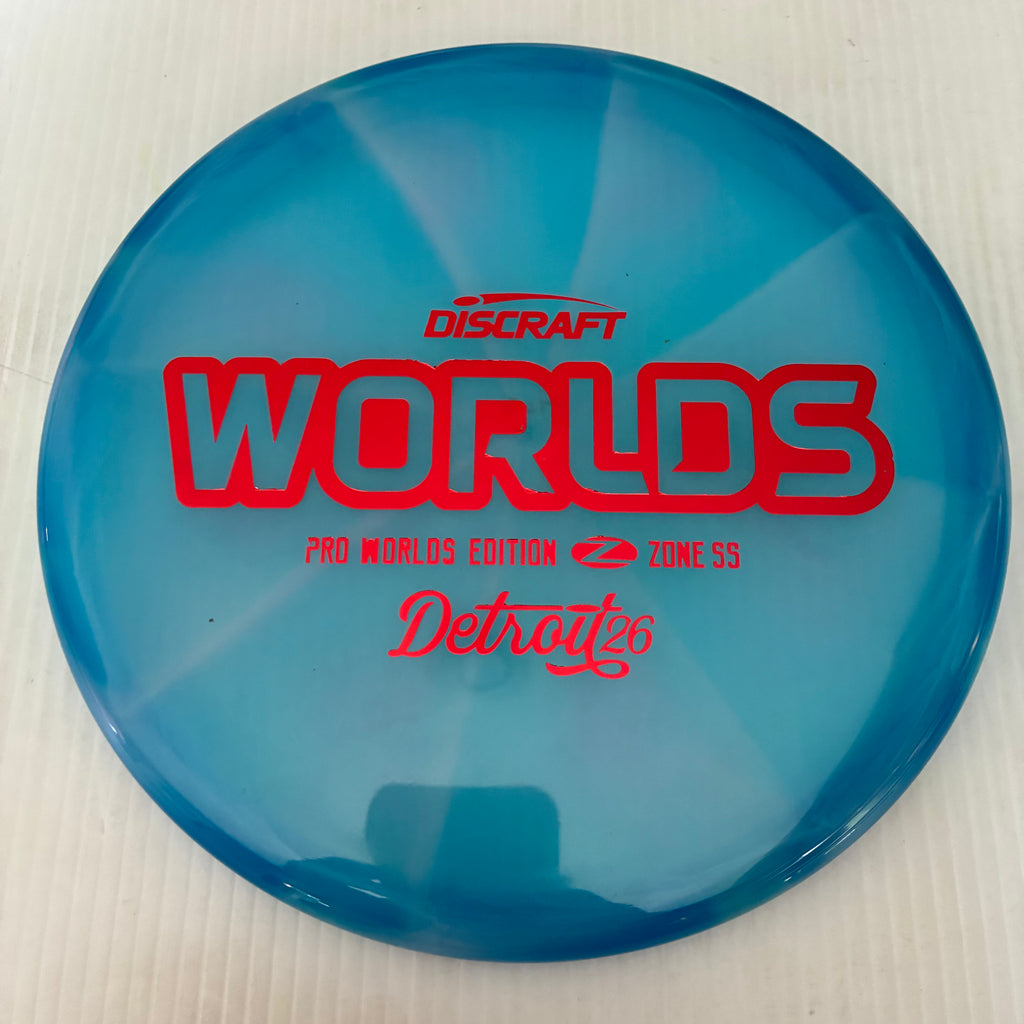 Discraft 2026 Worlds Fundraiser Tour Series Swirl Z Zone SS 4/4/-1/2