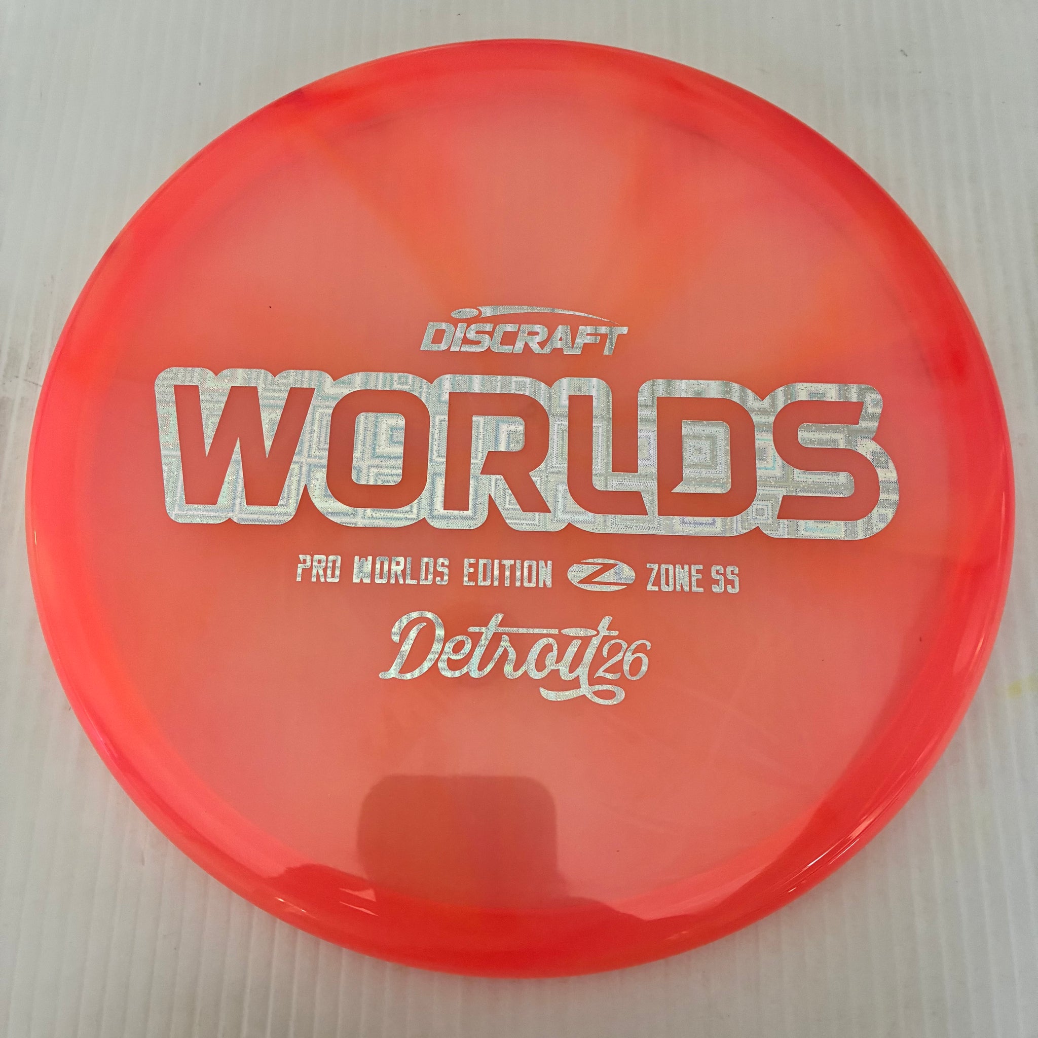 Discraft 2026 Worlds Fundraiser Tour Series Swirl Z Zone SS 4/4/-1/2