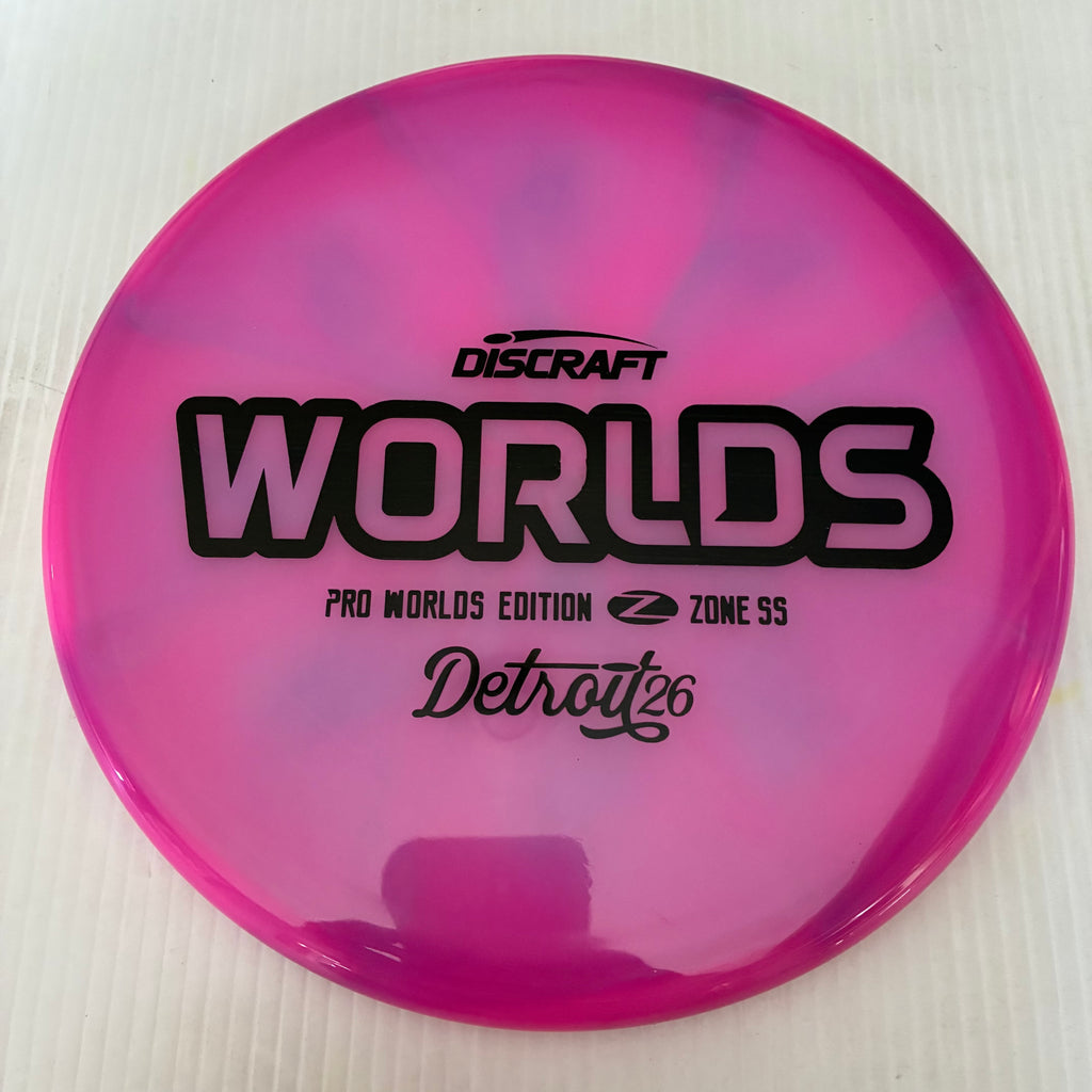 Discraft 2026 Worlds Fundraiser Tour Series Swirl Z Zone SS 4/4/-1/2