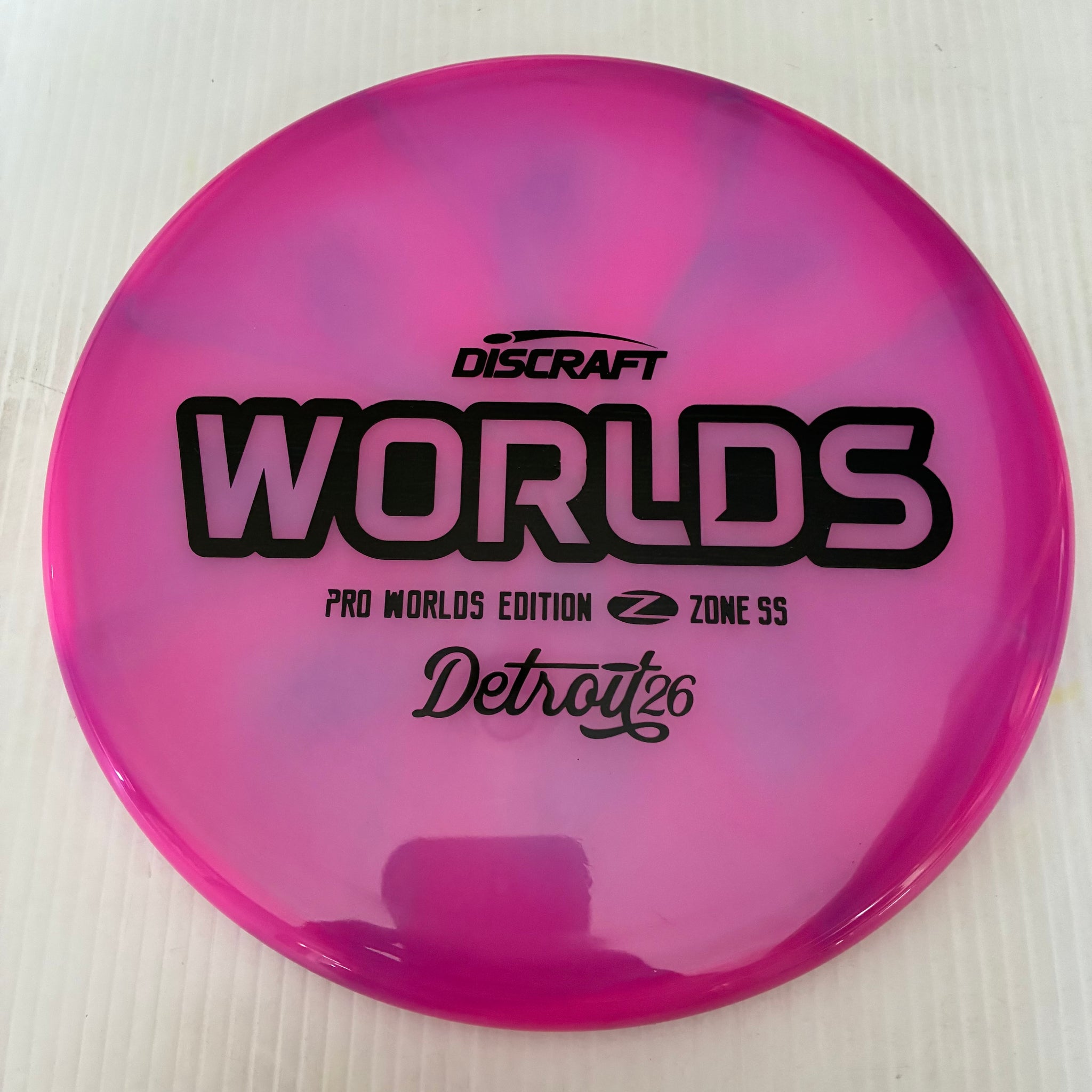 Discraft 2026 Worlds Fundraiser Tour Series Swirl Z Zone SS 4/4/-1/2