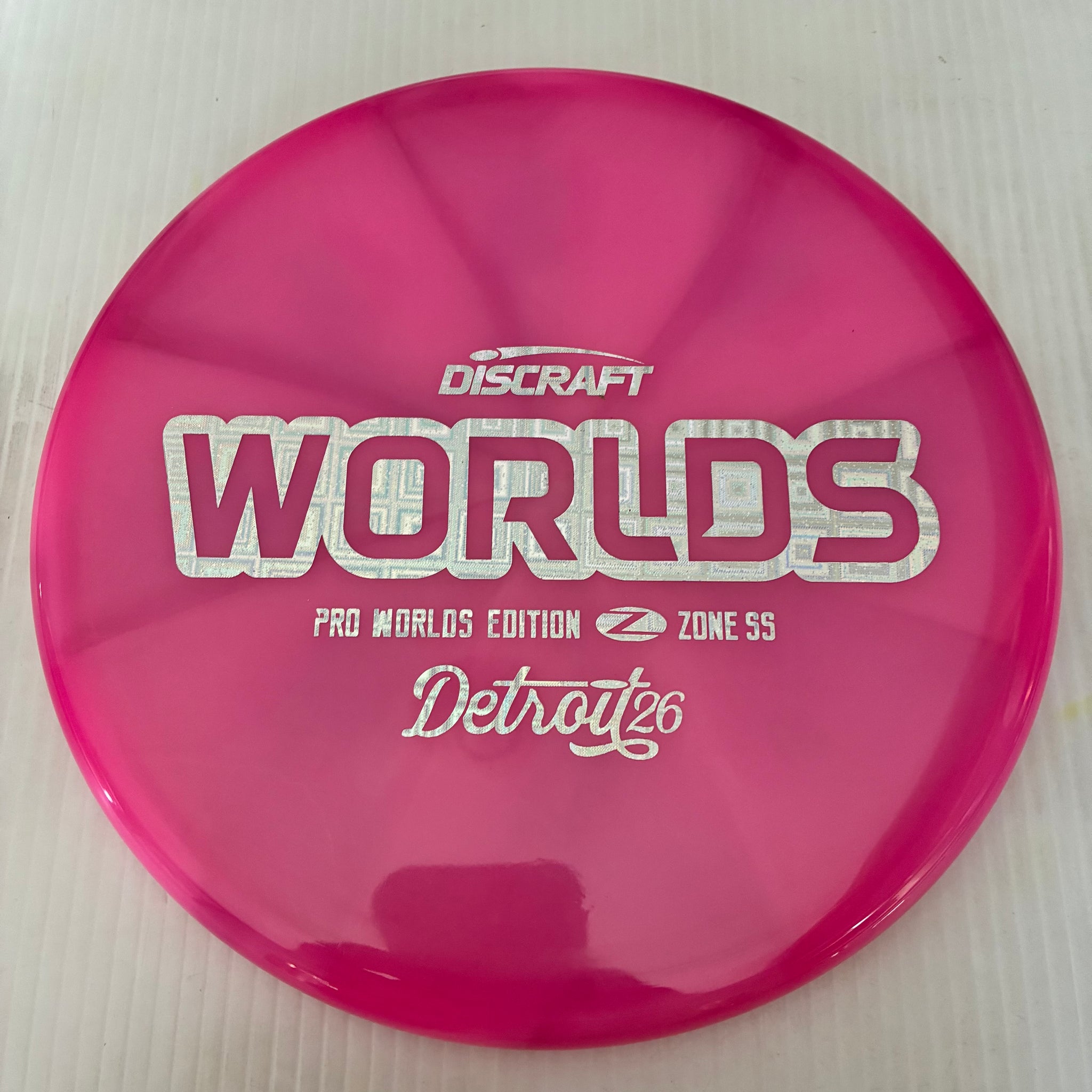 Discraft 2026 Worlds Fundraiser Tour Series Swirl Z Zone SS 4/4/-1/2