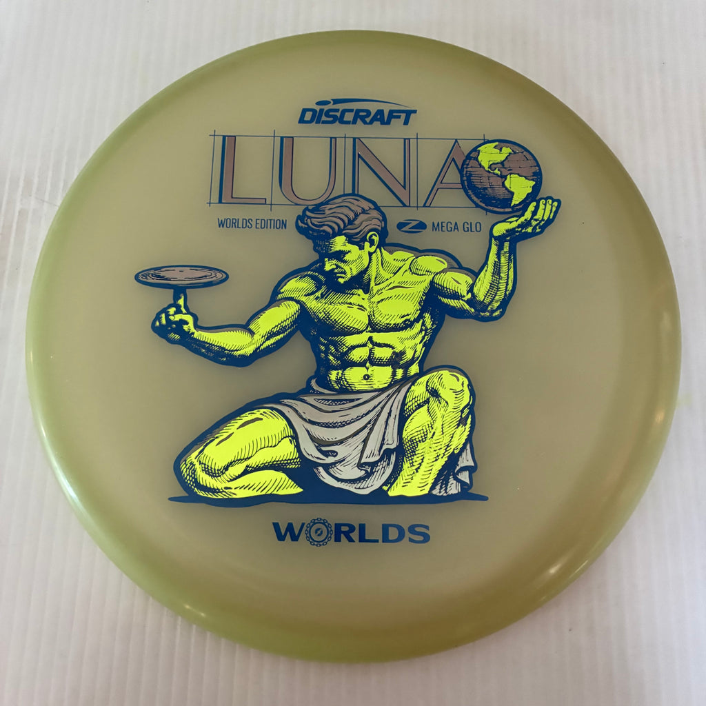 Discraft 2026 Worlds Fundraiser "Spirit of Detroit" Mega GLO Luna 3/4/0/2