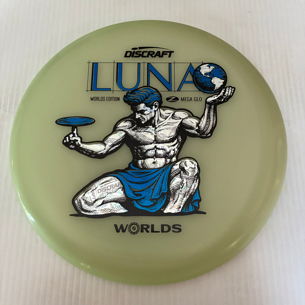 Discraft 2026 Worlds Fundraiser "Spirit of Detroit" Mega GLO Luna 3/4/0/2