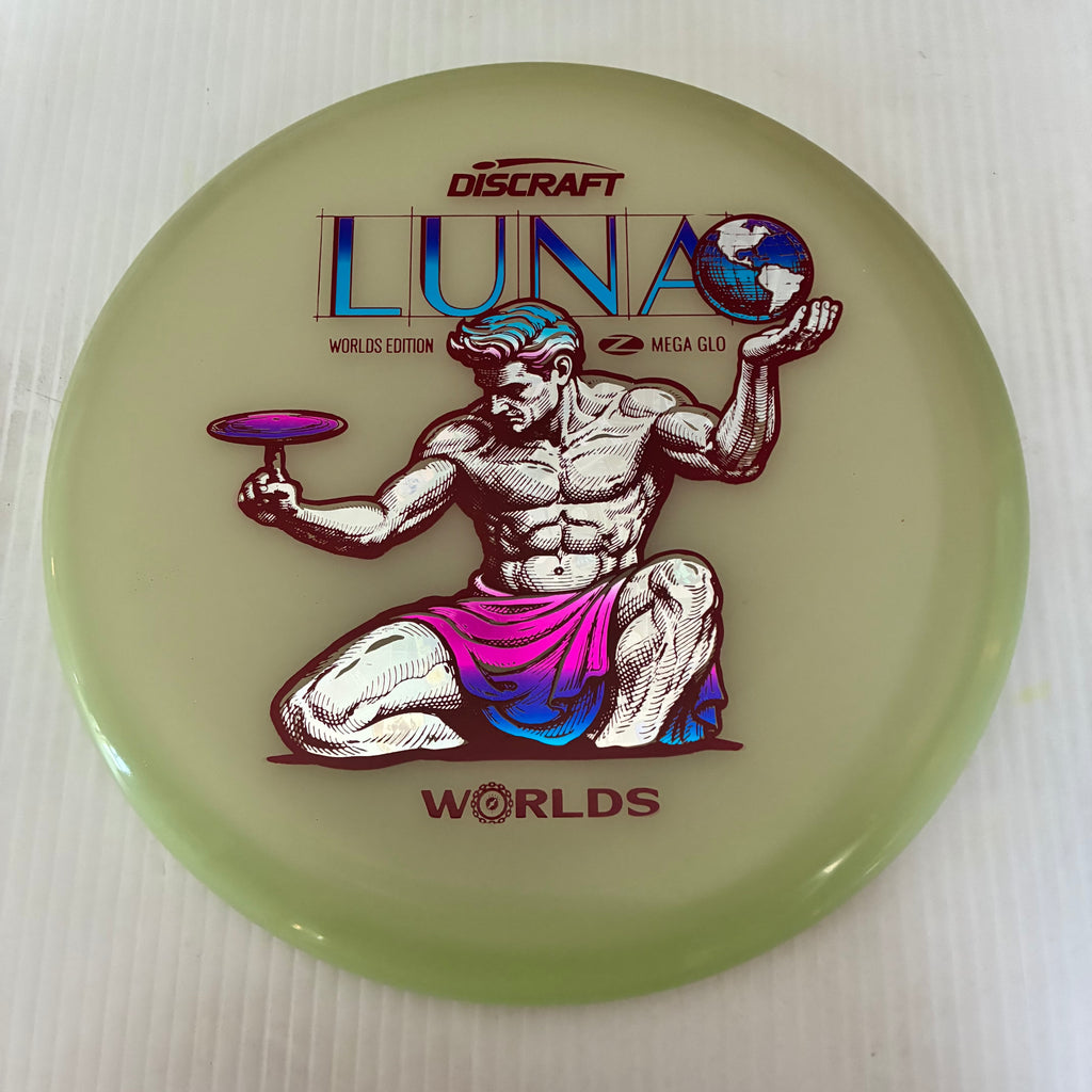 Discraft 2026 Worlds Fundraiser "Spirit of Detroit" Mega GLO Luna 3/4/0/2