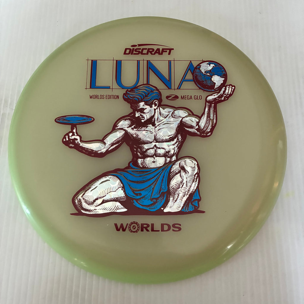 Discraft 2026 Worlds Fundraiser "Spirit of Detroit" Mega GLO Luna 3/4/0/2