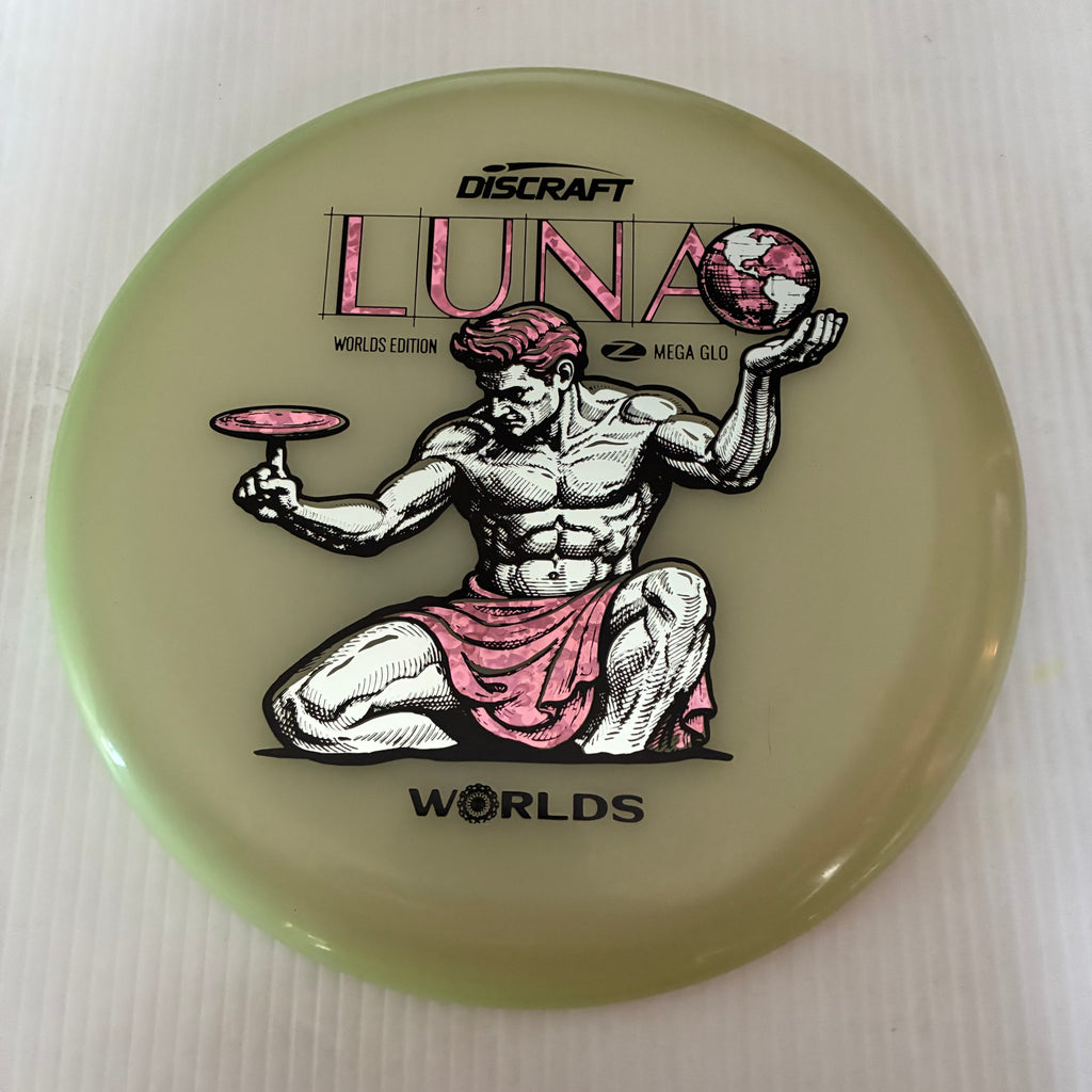 Discraft 2026 Worlds Fundraiser "Spirit of Detroit" Mega GLO Luna 3/4/0/2
