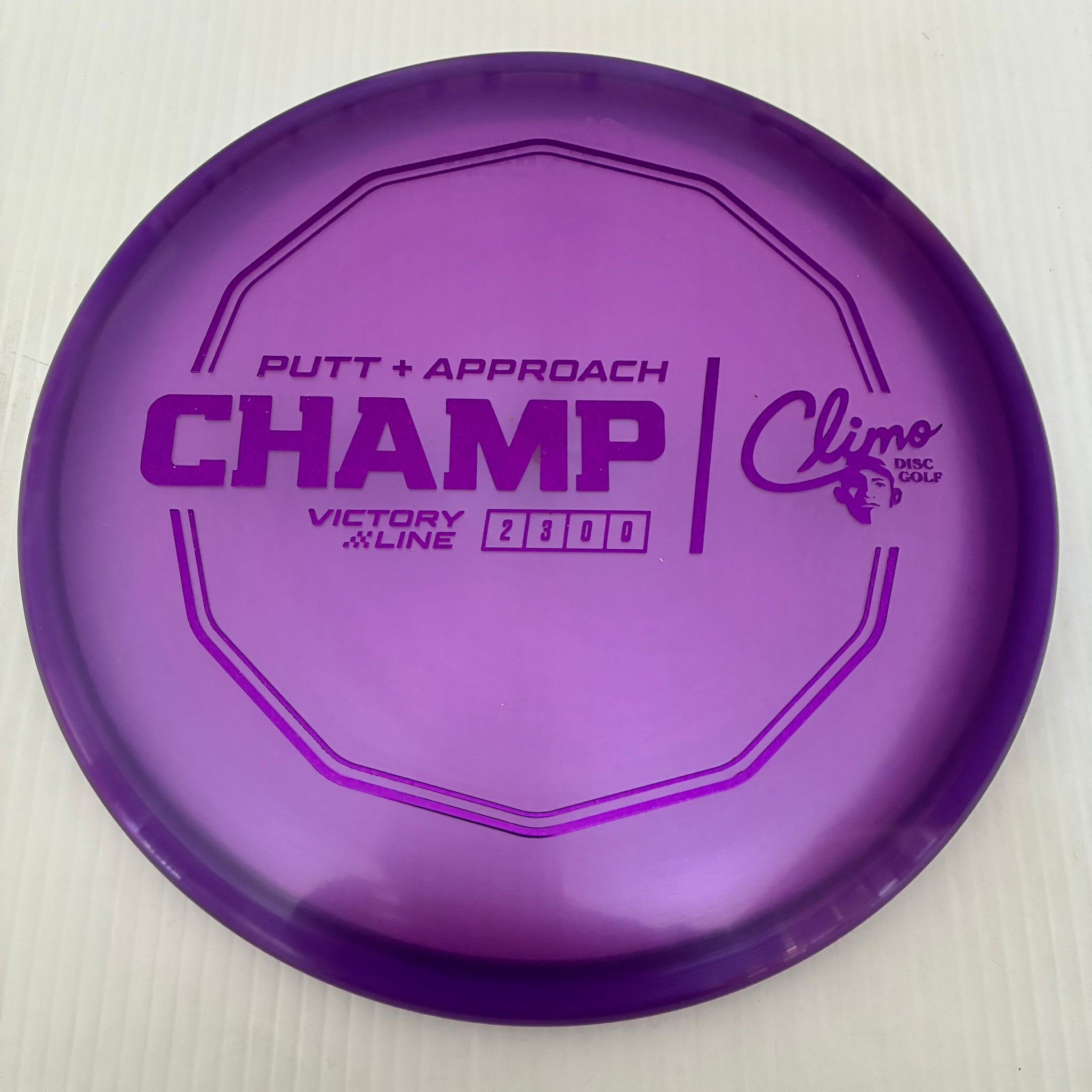 Climo Disc Golf Victory Line Champ 2/3/0/0