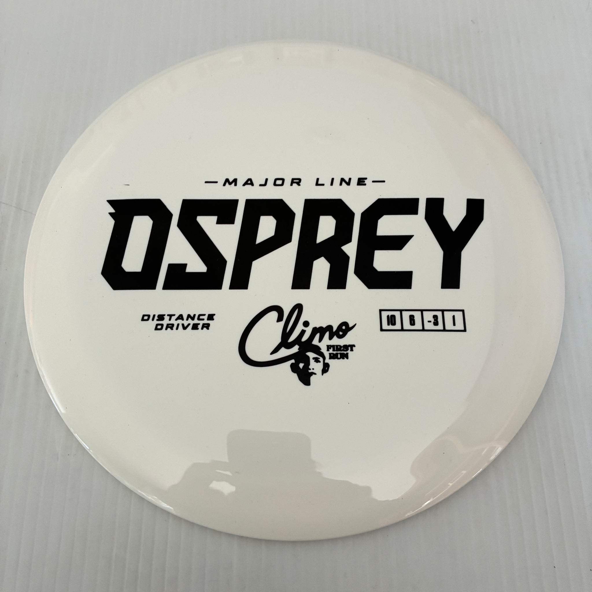 Climo Disc Golf First Run Major Line Osprey 10/6/-3/1