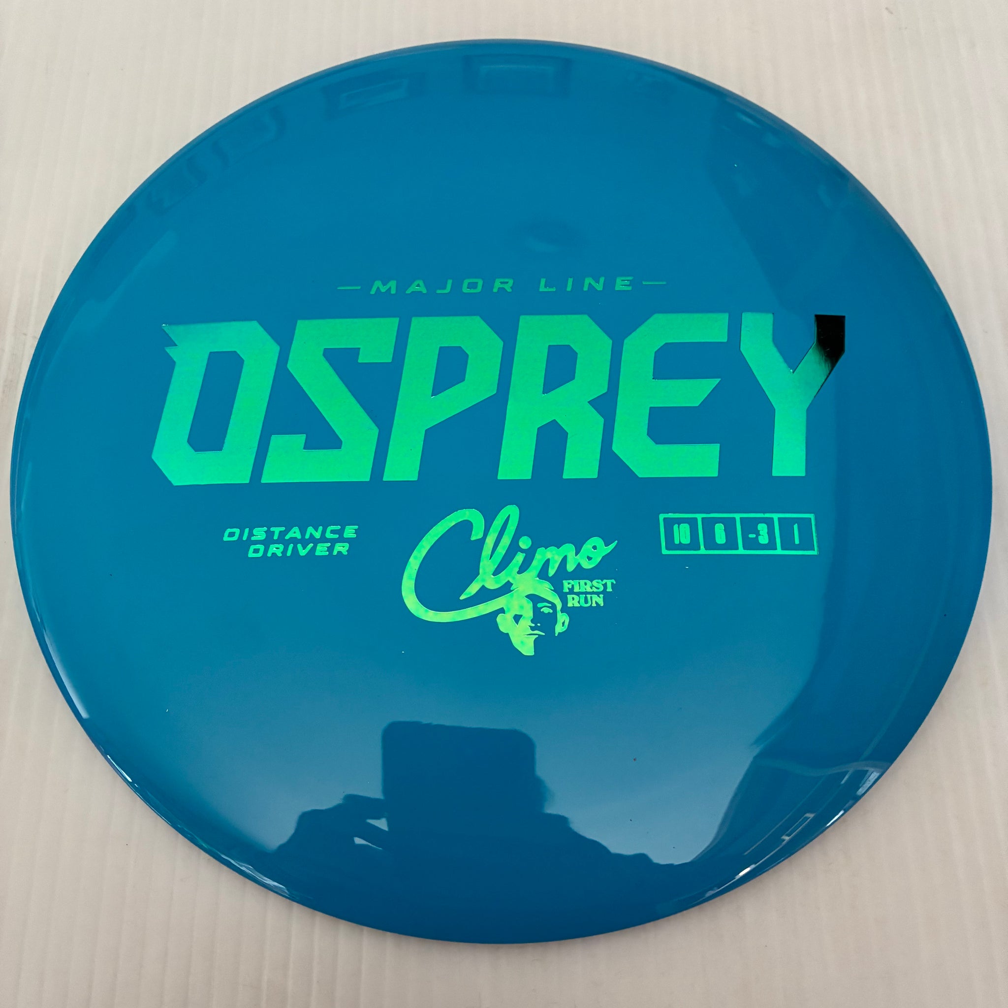 Climo Disc Golf First Run Major Line Osprey 10/6/-3/1