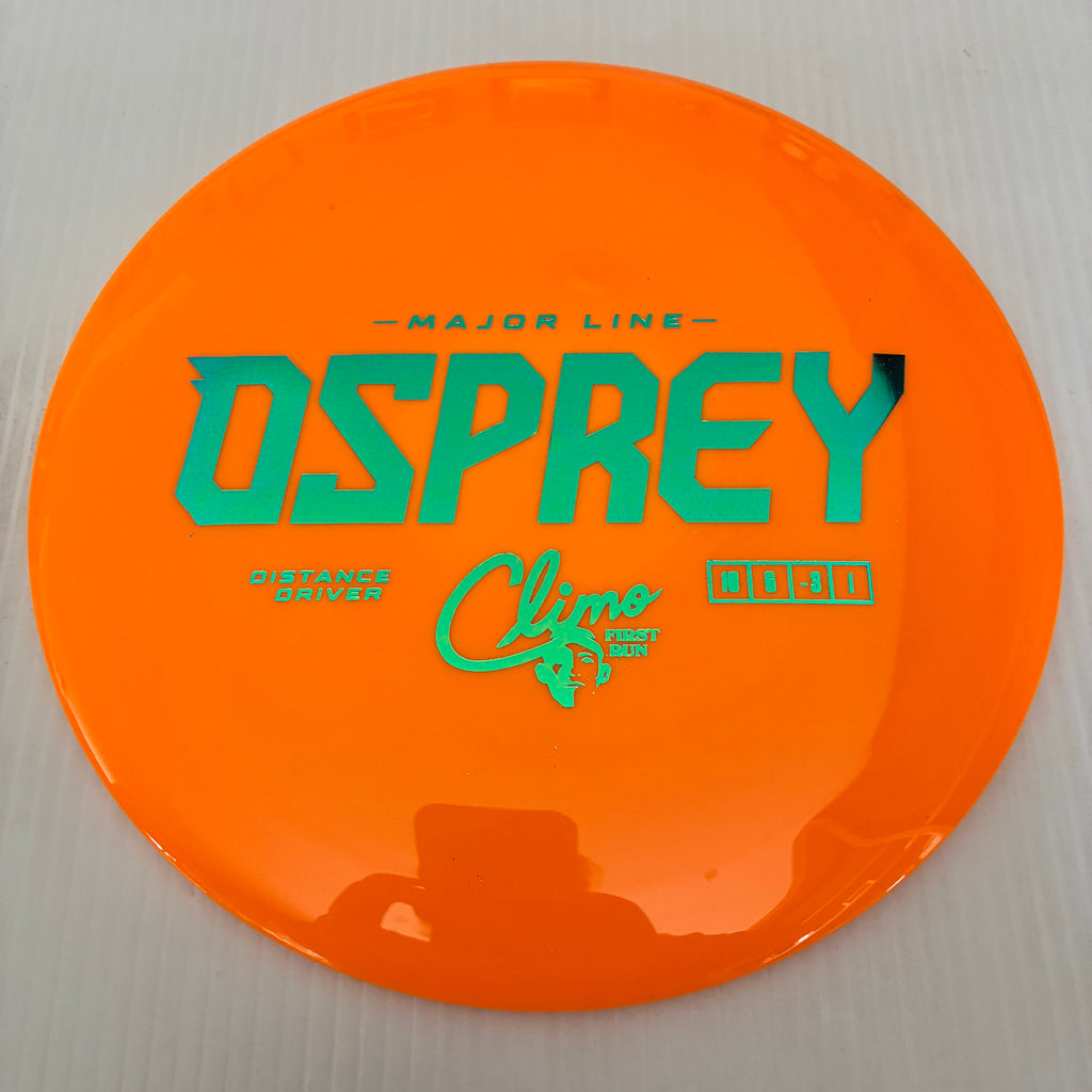 Climo Disc Golf First Run Major Line Osprey 10/6/-3/1