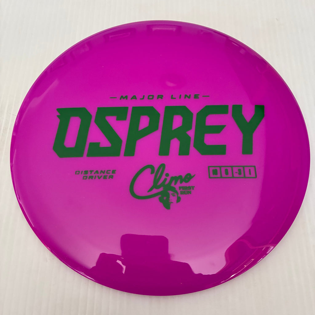 Climo Disc Golf First Run Major Line Osprey 10/6/-3/1
