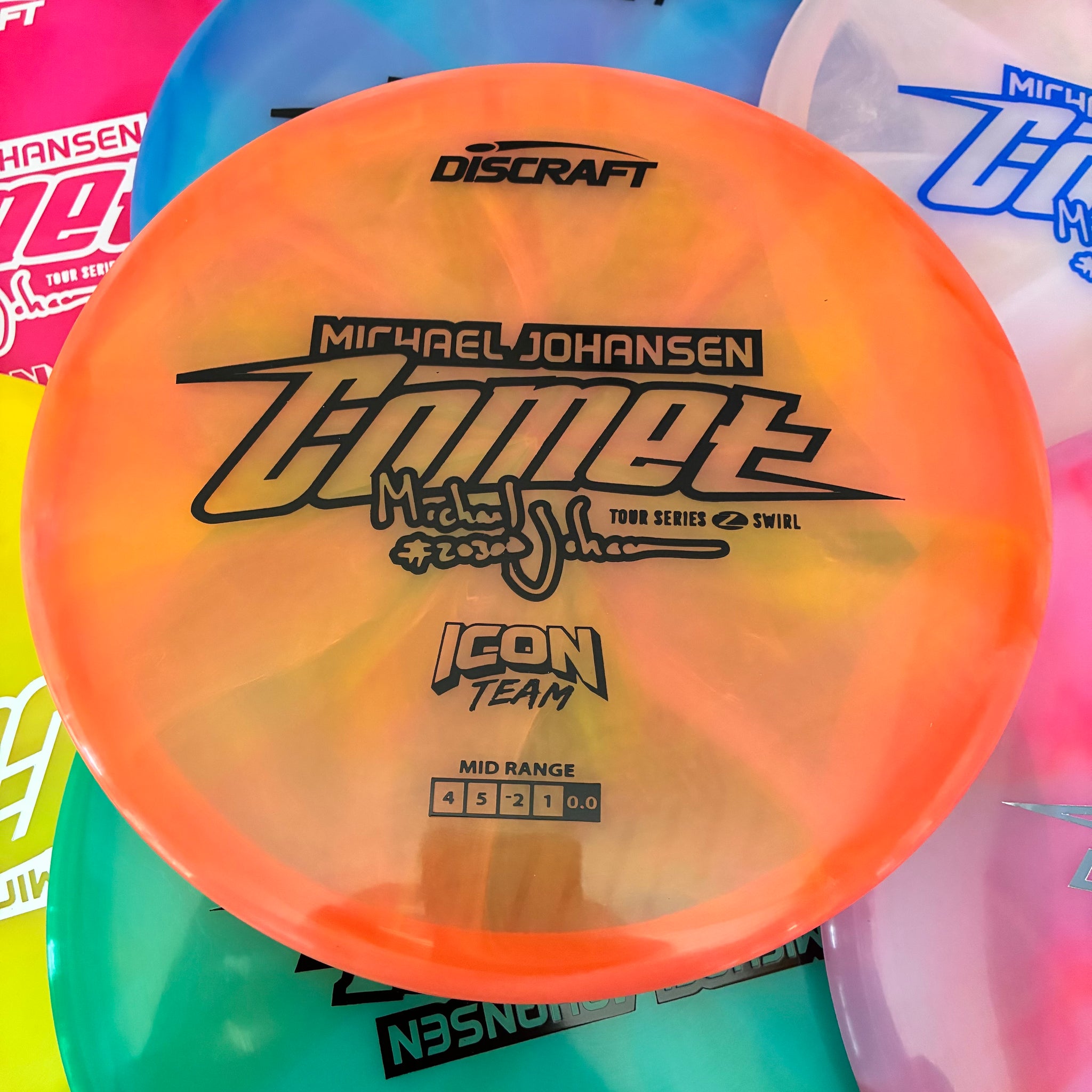 Discraft 2025 Michael Johansen Tour Series Z Swirly Blend Comet 4/5/-2/1