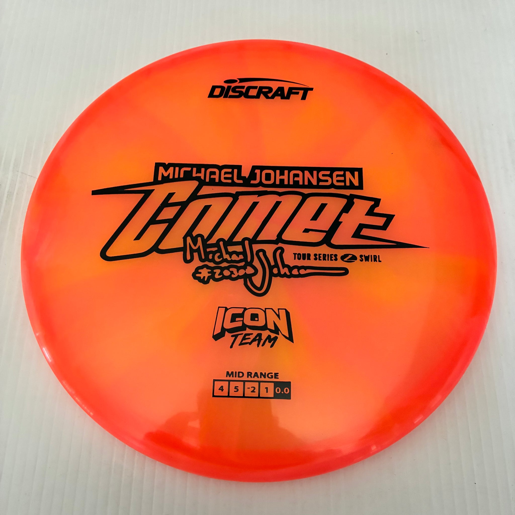 Discraft 2025 Michael Johansen Tour Series Z Swirly Blend Comet 4/5/-2/1