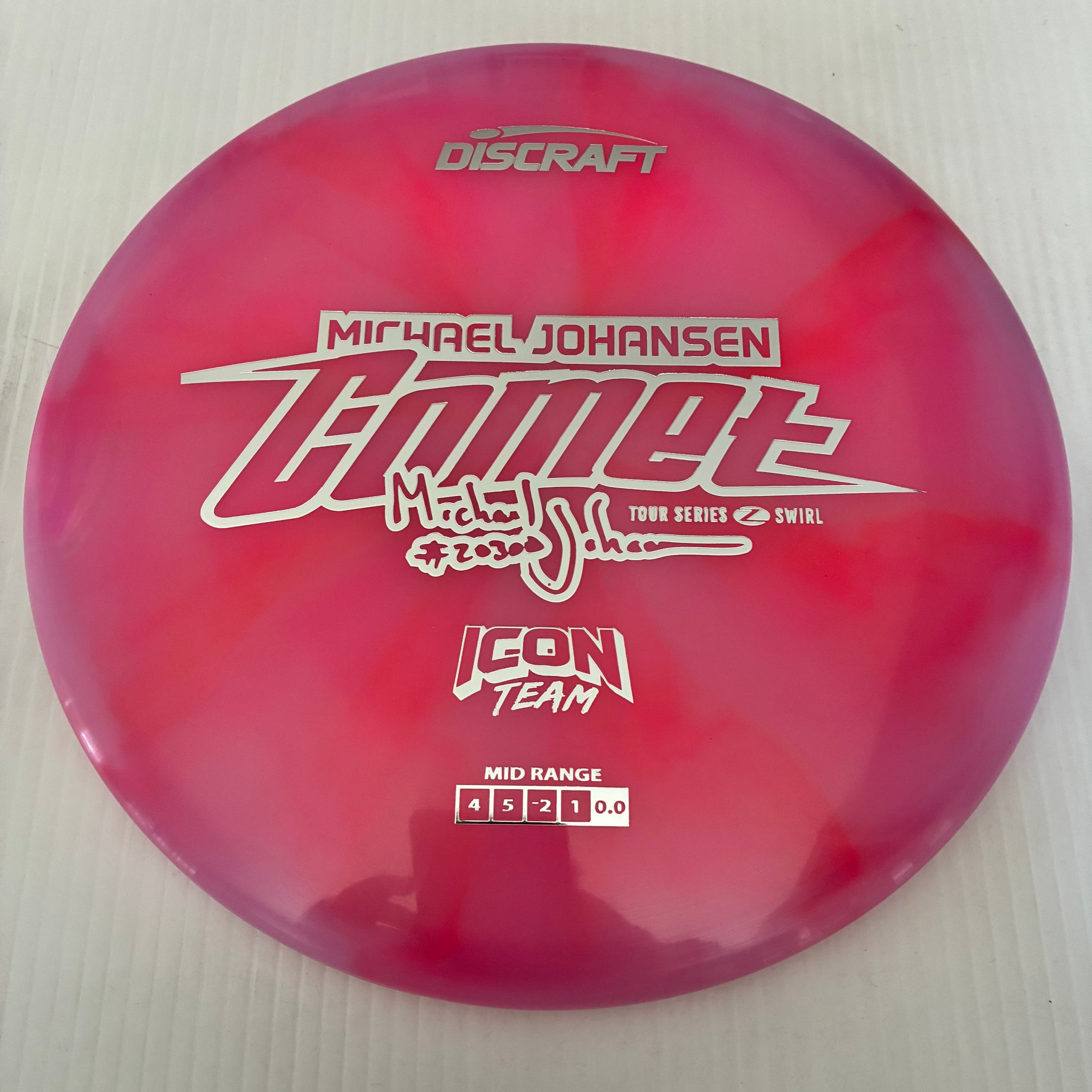 Discraft 2025 Michael Johansen Tour Series Z Swirly Blend Comet 4/5/-2/1