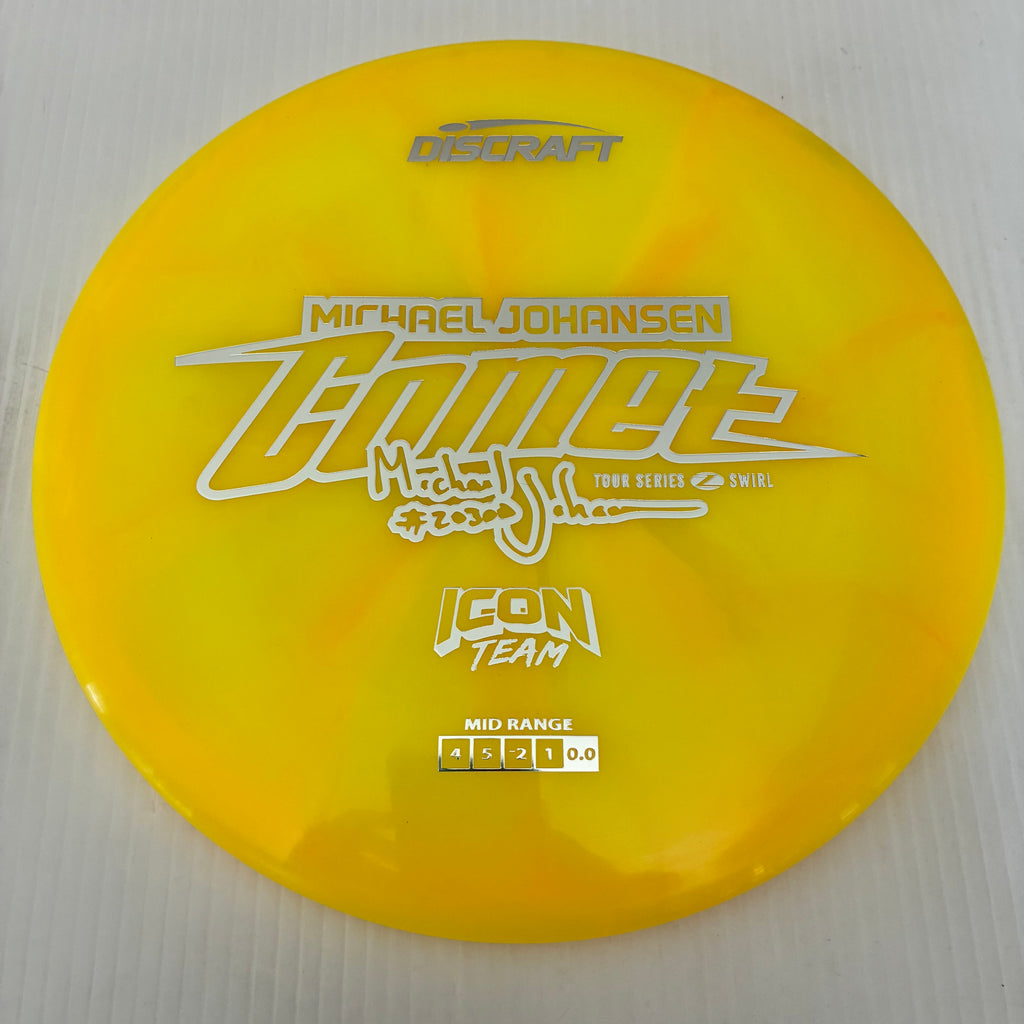 Discraft 2025 Michael Johansen Tour Series Z Swirly Blend Comet 4/5/-2/1