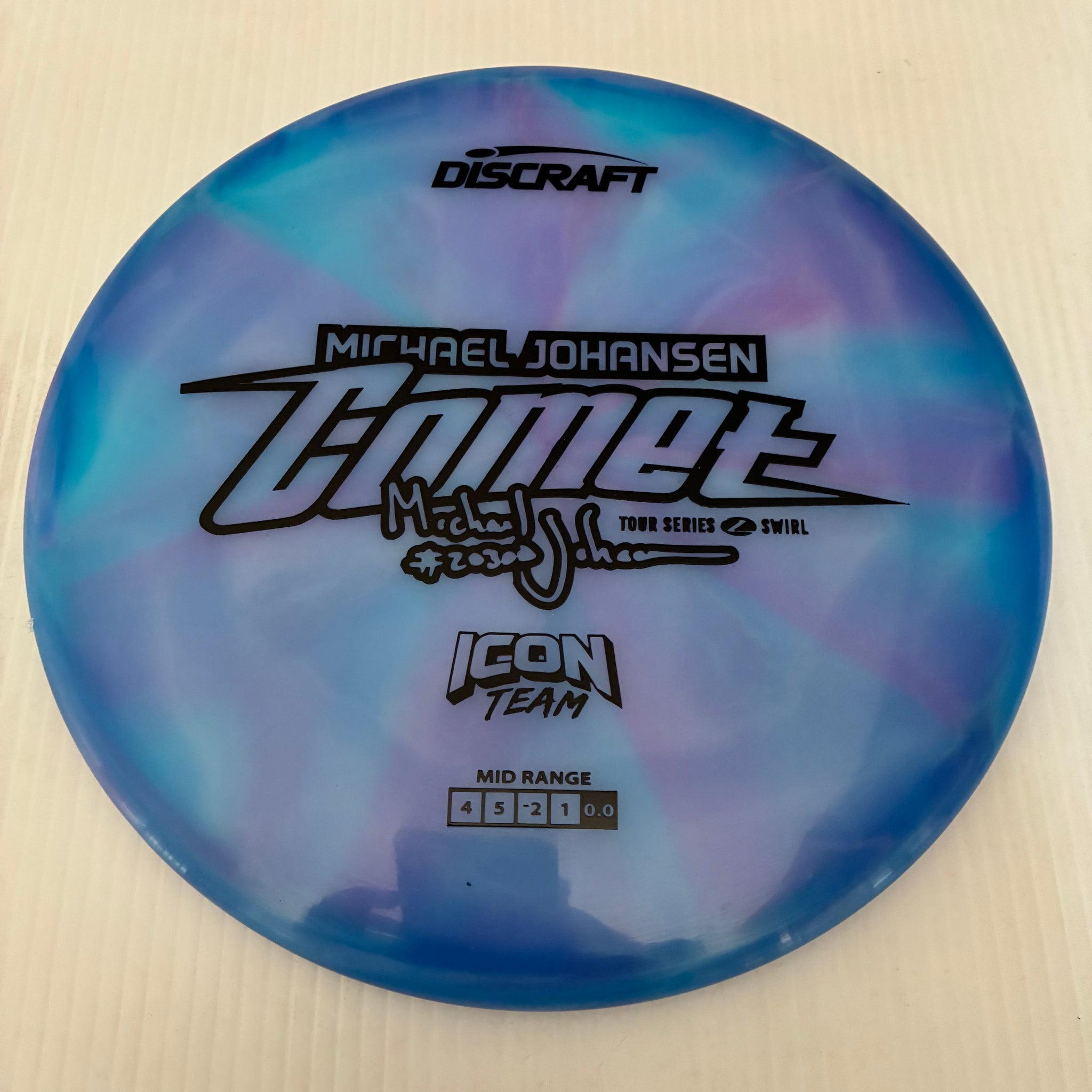 Discraft 2025 Michael Johansen Tour Series Z Swirly Blend Comet 4/5/-2/1