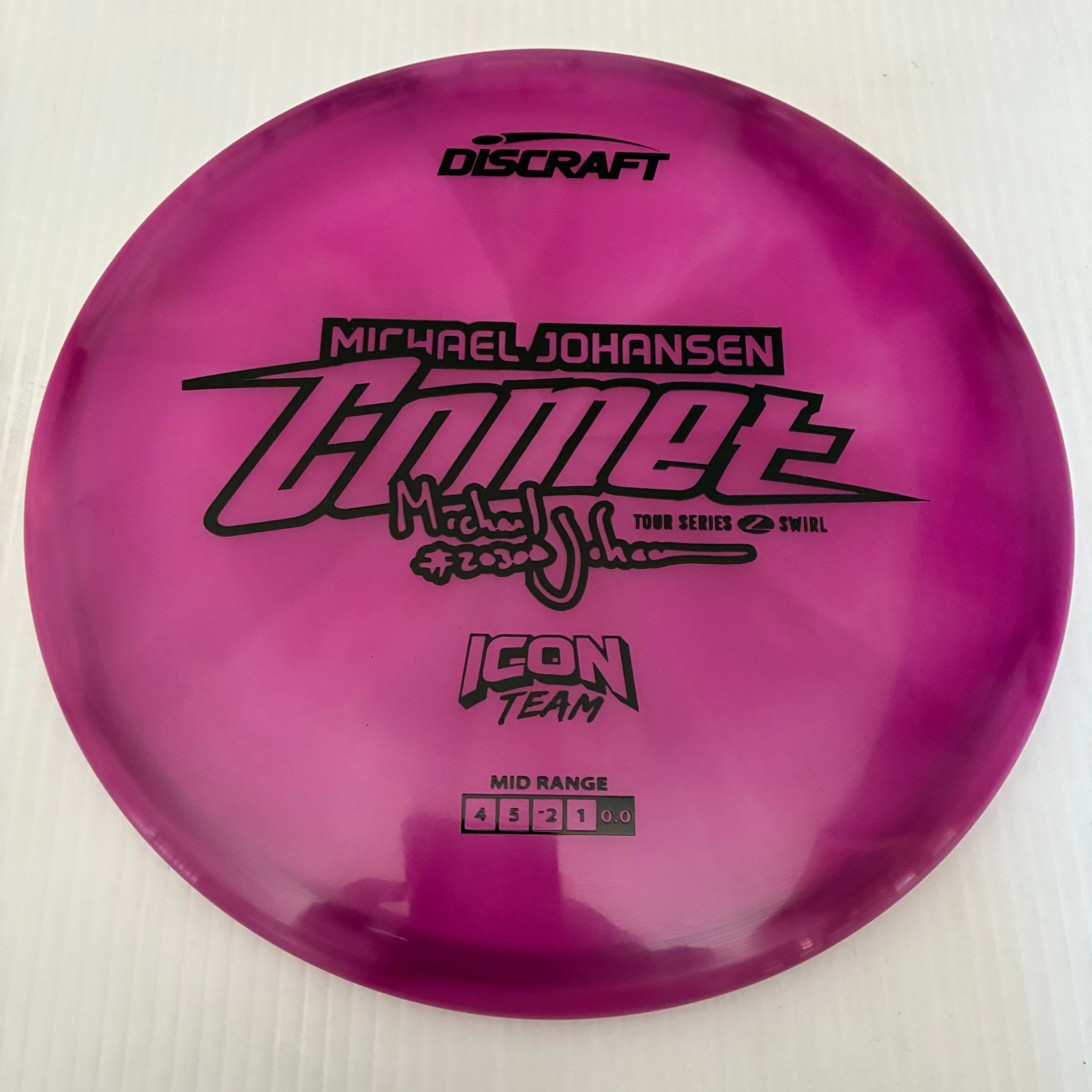 Discraft 2025 Michael Johansen Tour Series Z Swirly Blend Comet 4/5/-2/1