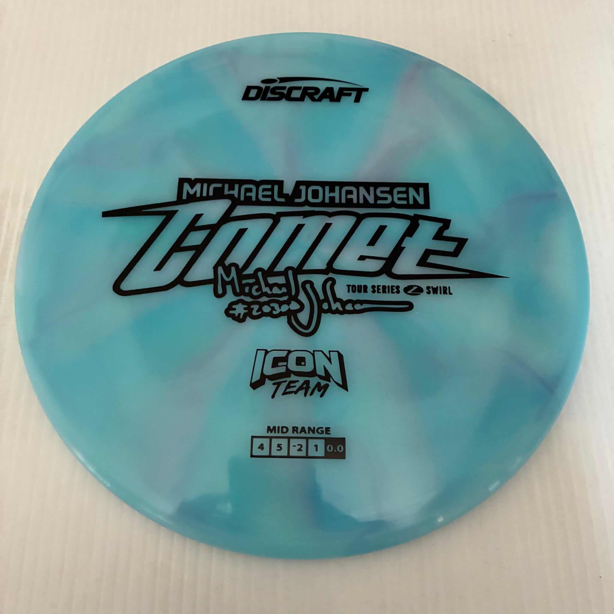 Discraft 2025 Michael Johansen Tour Series Z Swirly Blend Comet 4/5/-2/1