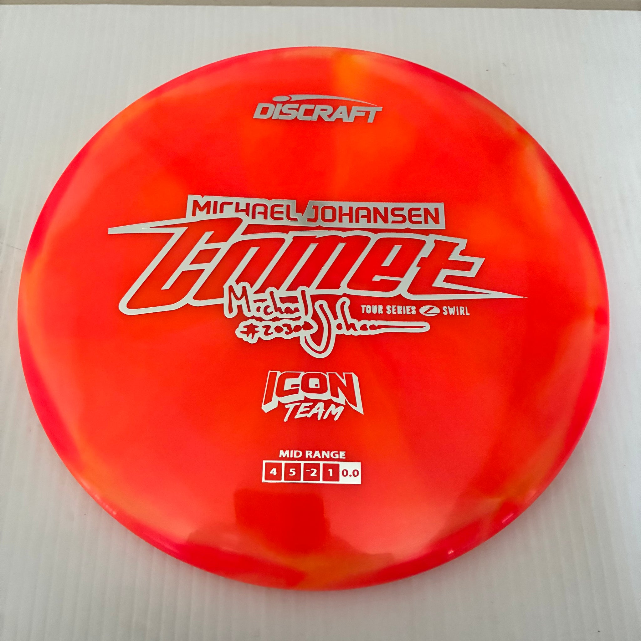 Discraft 2025 Michael Johansen Tour Series Z Swirly Blend Comet 4/5/-2/1