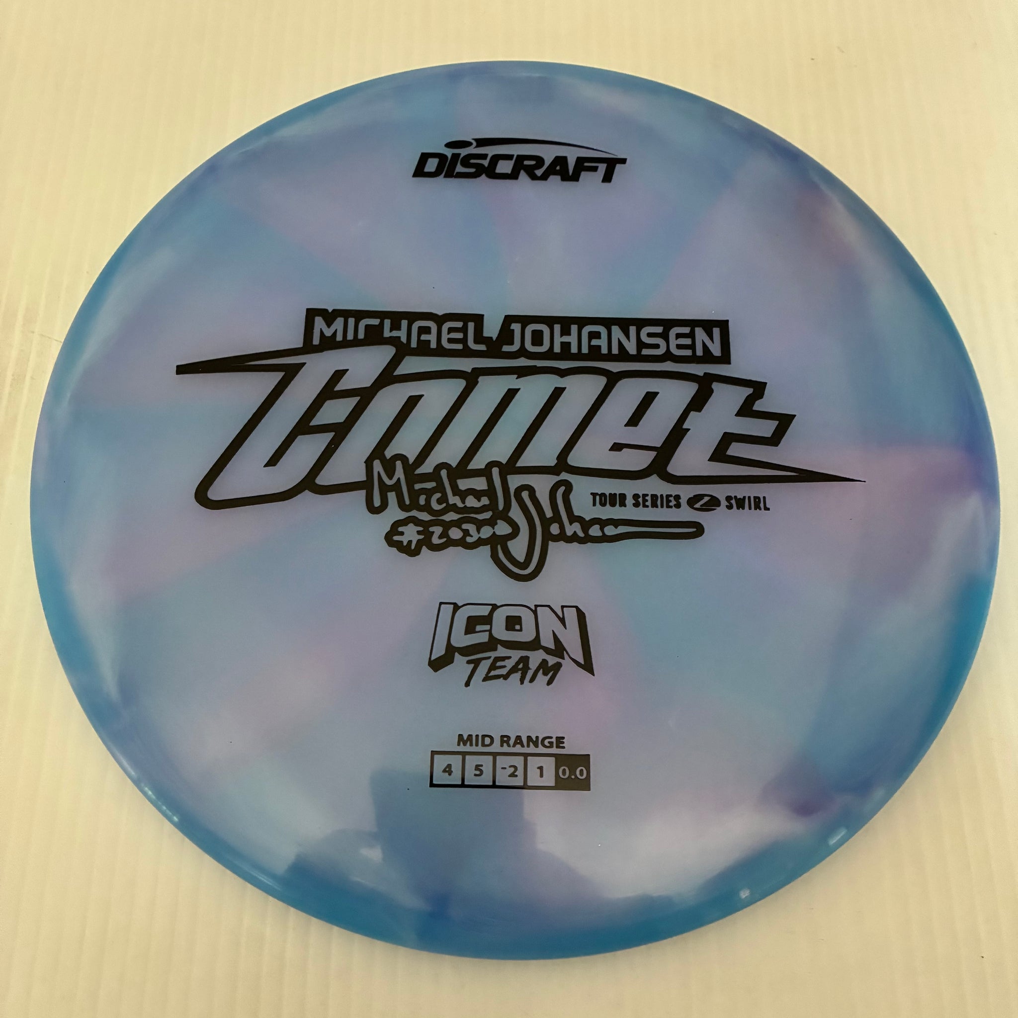Discraft 2025 Michael Johansen Tour Series Z Swirly Blend Comet 4/5/-2/1