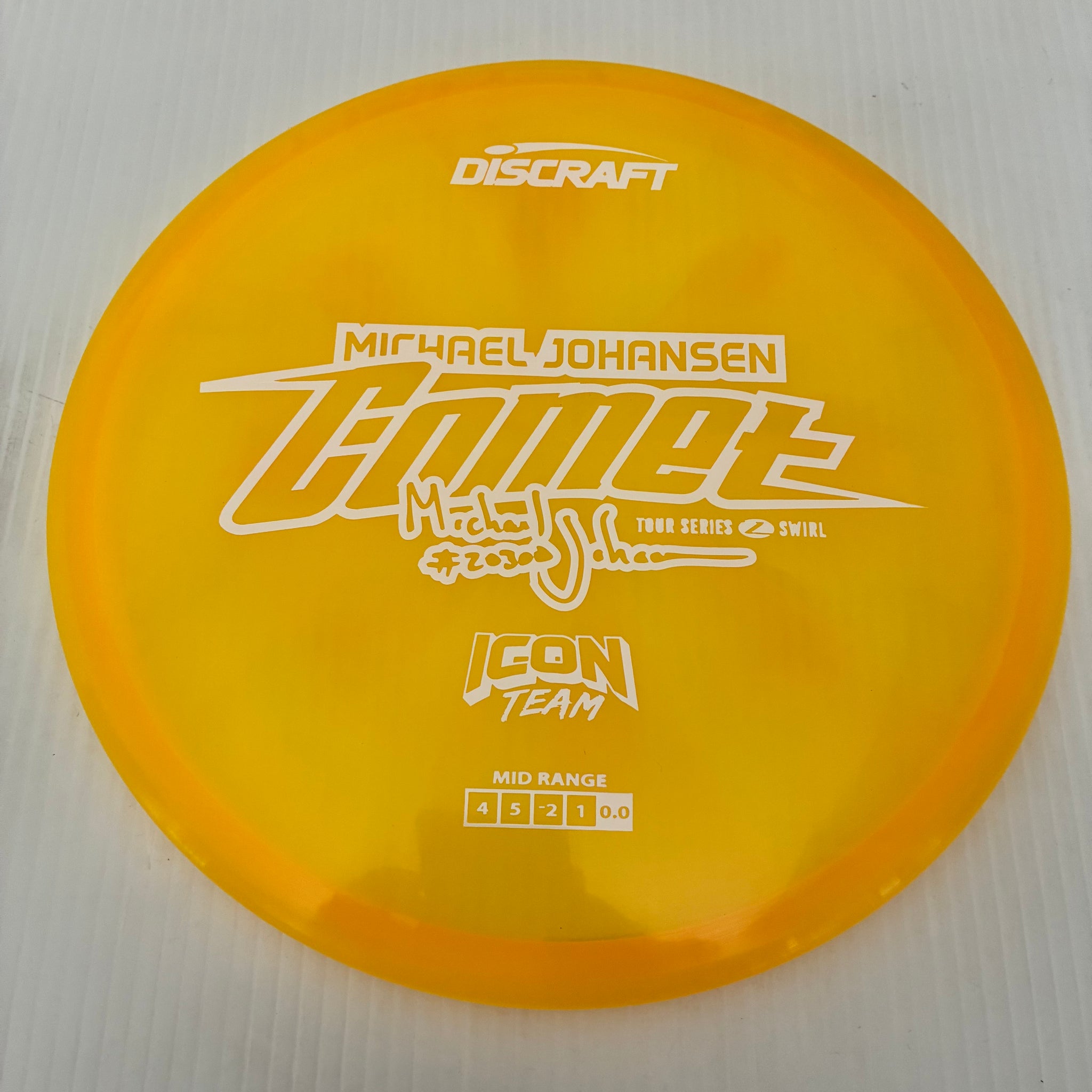 Discraft 2025 Michael Johansen Tour Series Z Swirly Blend Comet 4/5/-2/1