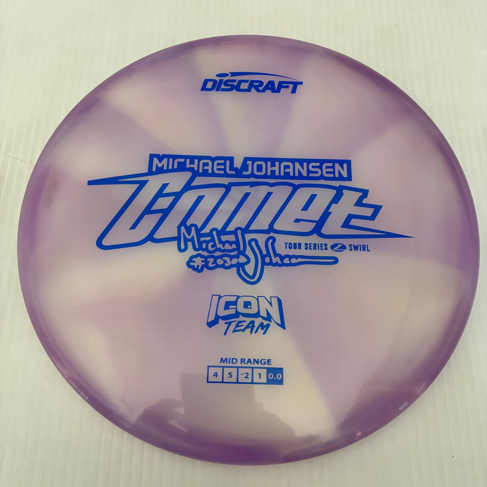 Discraft 2025 Michael Johansen Tour Series Z Swirly Blend Comet 4/5/-2/1