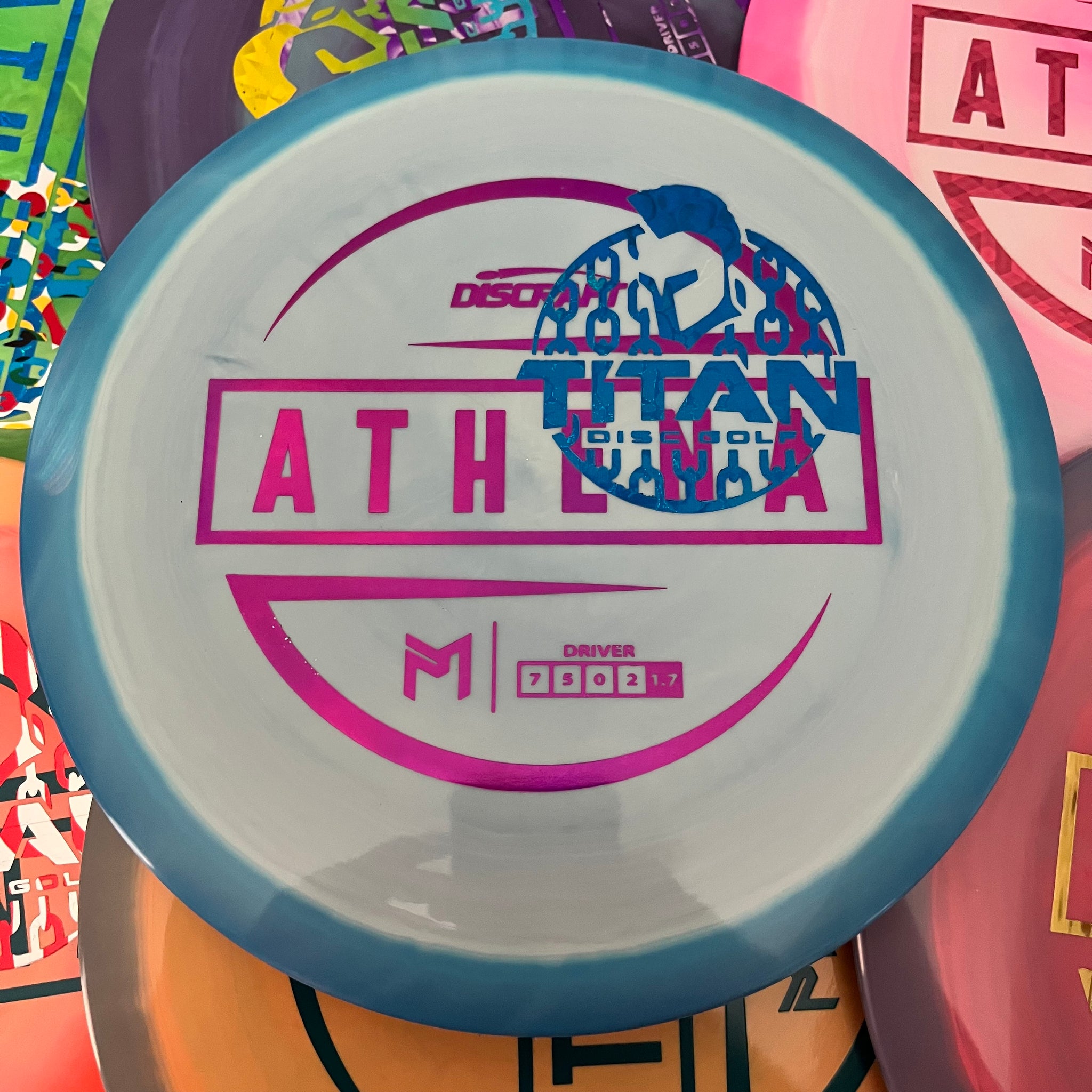 Discraft 2023 Titan Open Paul McBeth Swirly ESP Athena 7/5/0/2