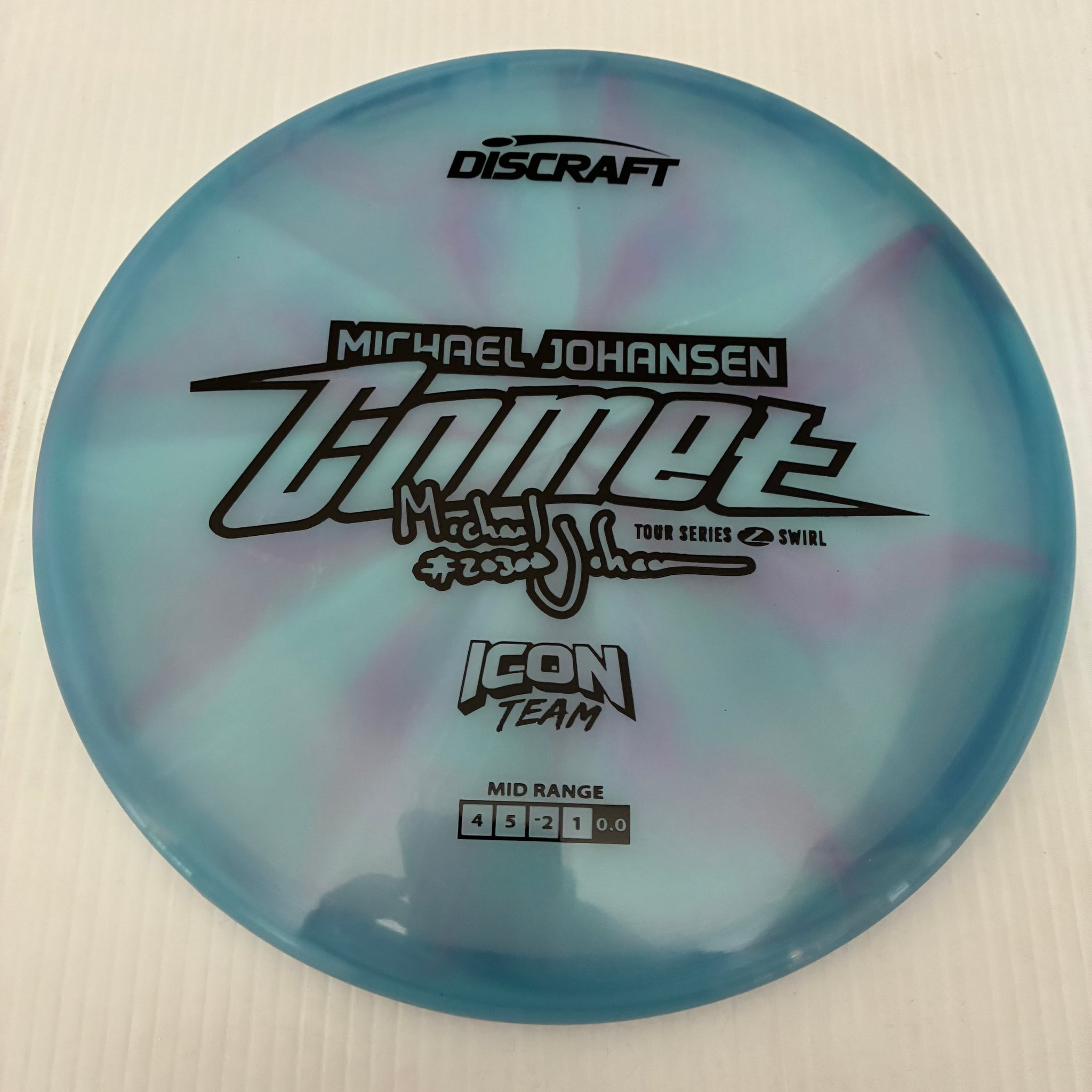 Discraft 2025 Michael Johansen Tour Series Z Swirly Blend Comet 4/5/-2/1