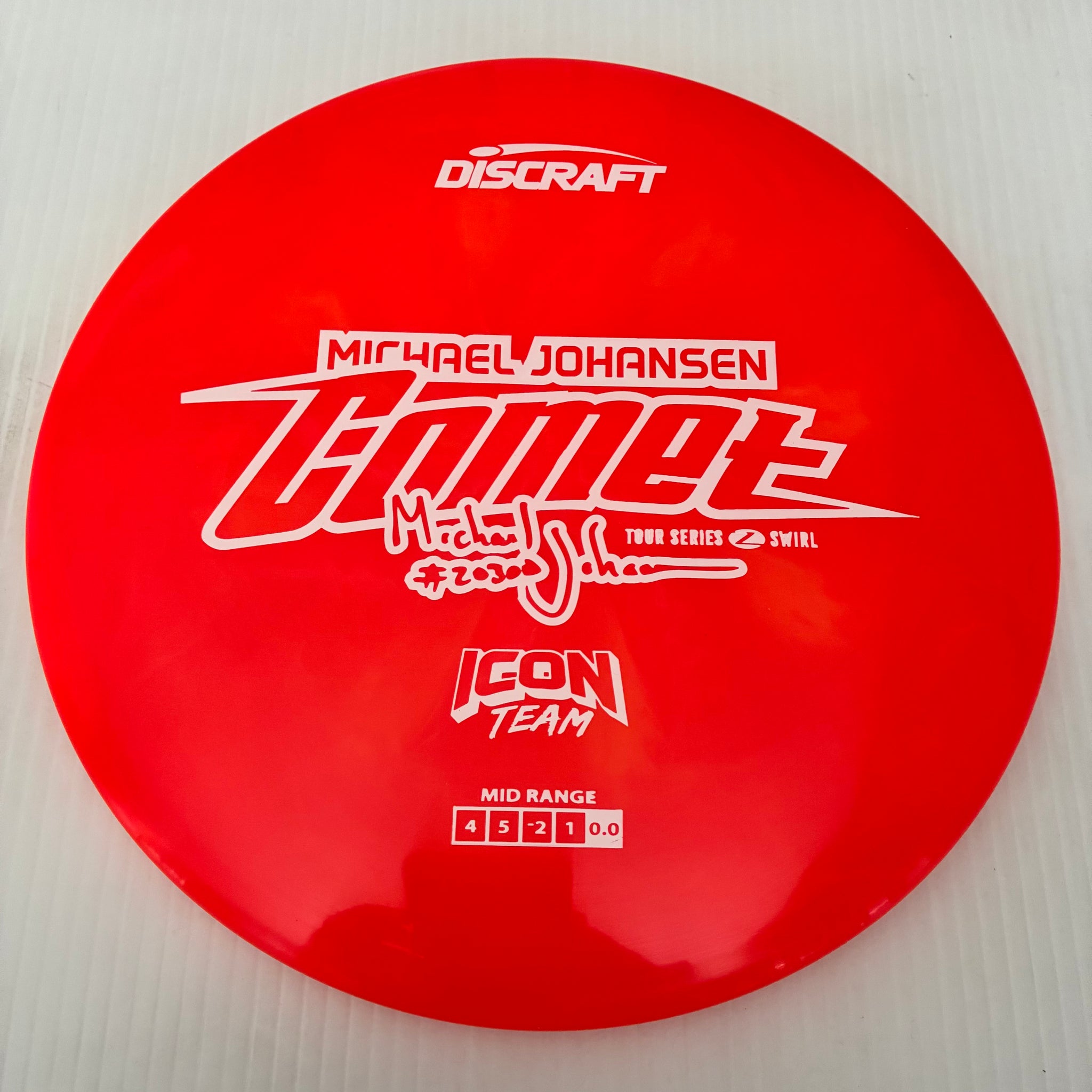 Discraft 2025 Michael Johansen Tour Series Z Swirly Blend Comet 4/5/-2/1
