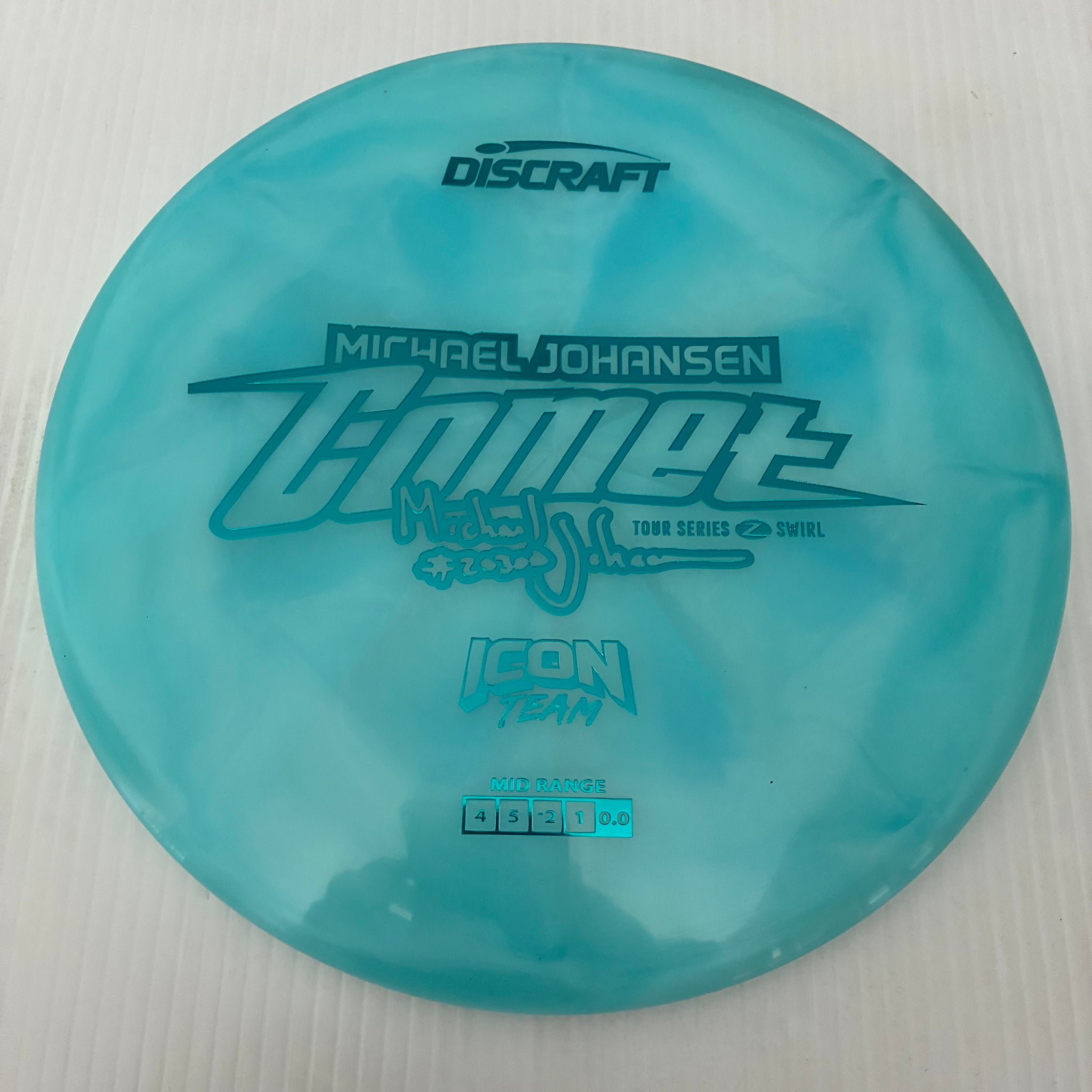 Discraft 2025 Michael Johansen Tour Series Z Swirly Blend Comet 4/5/-2/1