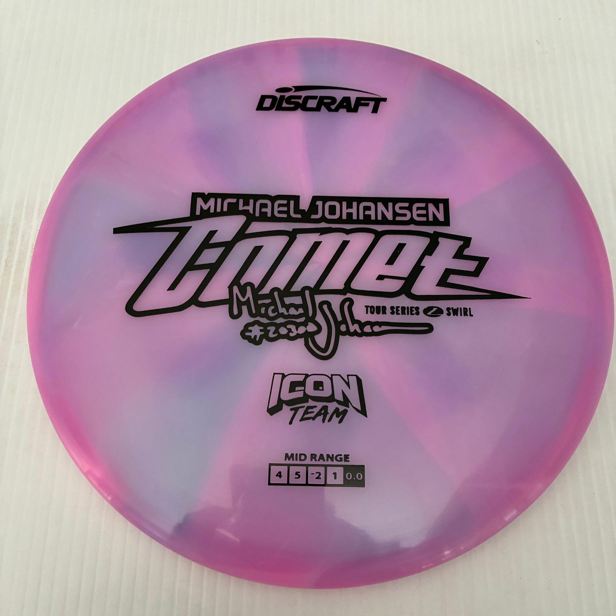 Discraft 2025 Michael Johansen Tour Series Z Swirly Blend Comet 4/5/-2/1
