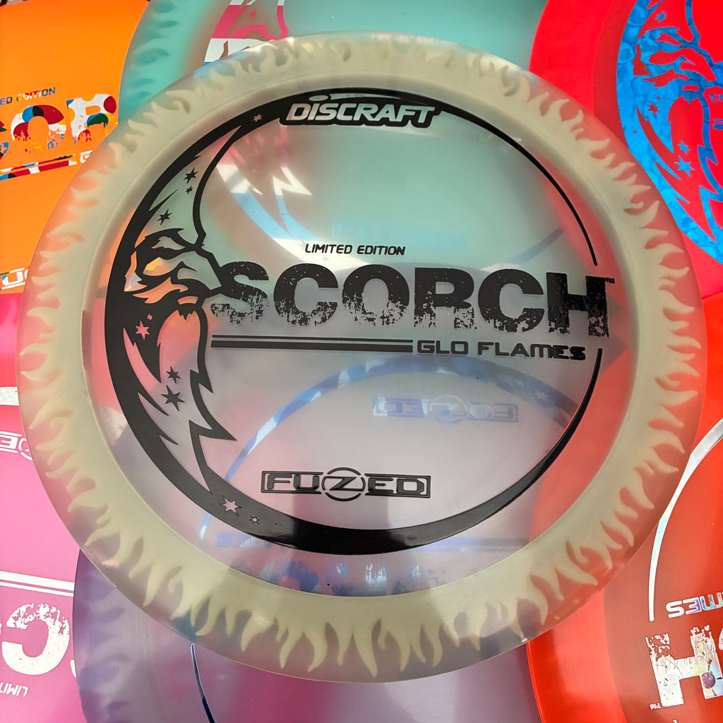 Discraft Limited Edition GLO Flame Pattern Fuzed Z Scorch 11/6/-2/-2