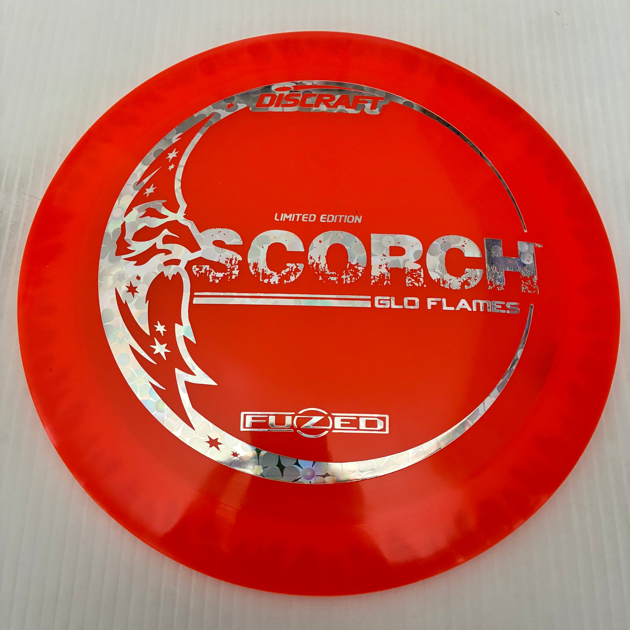 Discraft Limited Edition GLO Flame Pattern Fuzed Z Scorch 11/6/-2/-2