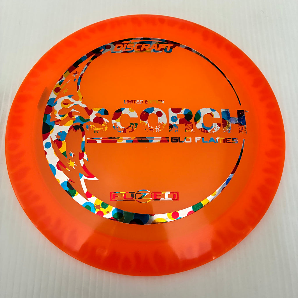 Discraft Limited Edition GLO Flame Pattern Fuzed Z Scorch 11/6/-2/-2