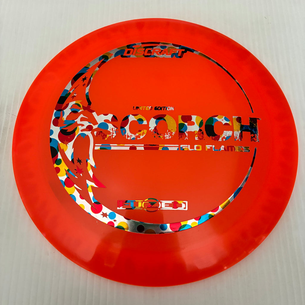 Discraft Limited Edition GLO Flame Pattern Fuzed Z Scorch 11/6/-2/-2