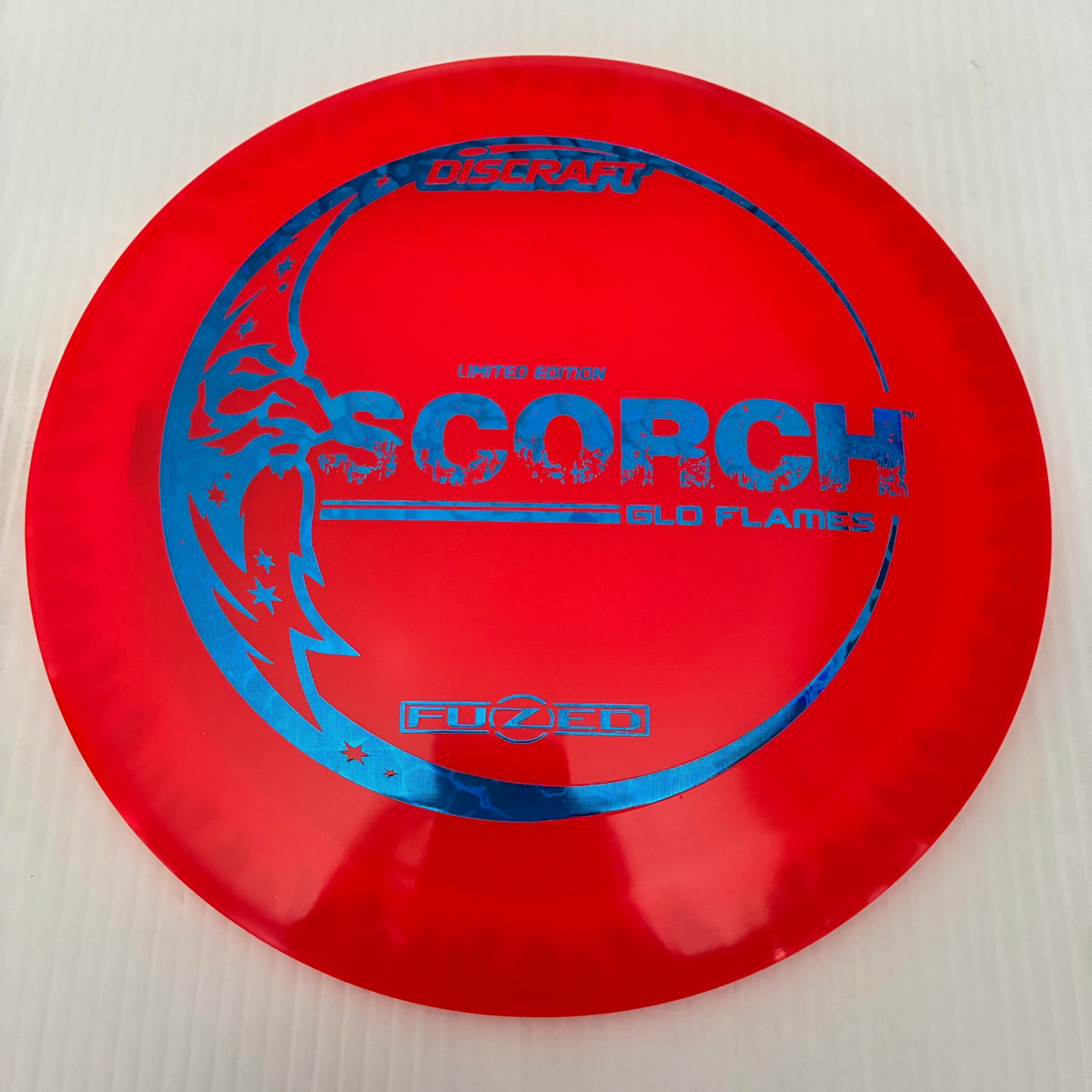 Discraft Limited Edition GLO Flame Pattern Fuzed Z Scorch 11/6/-2/-2