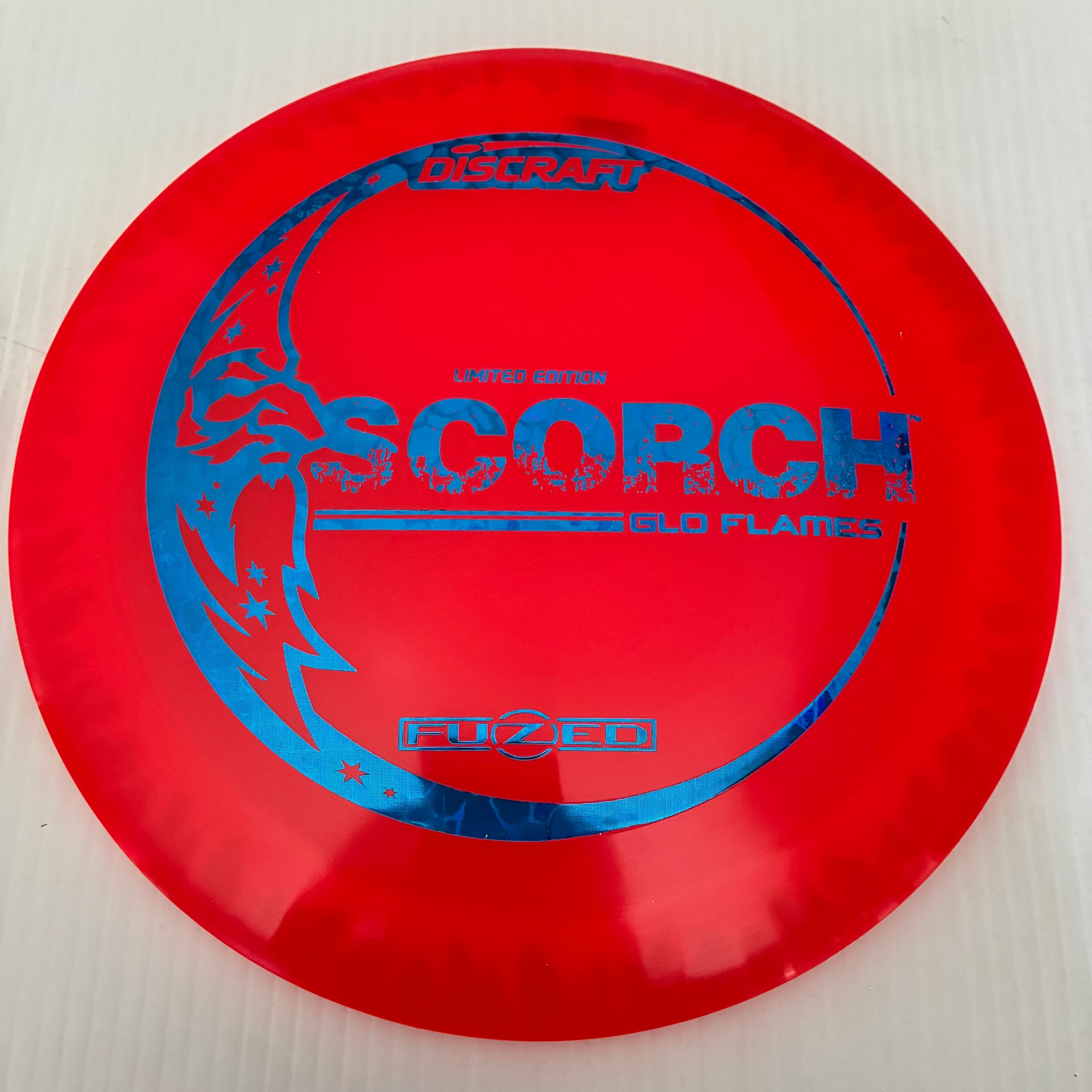Discraft Limited Edition GLO Flame Pattern Fuzed Z Scorch 11/6/-2/-2