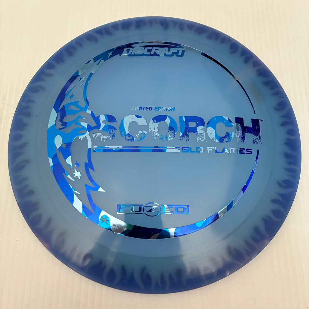 Discraft Limited Edition GLO Flame Pattern Fuzed Z Scorch 11/6/-2/-2