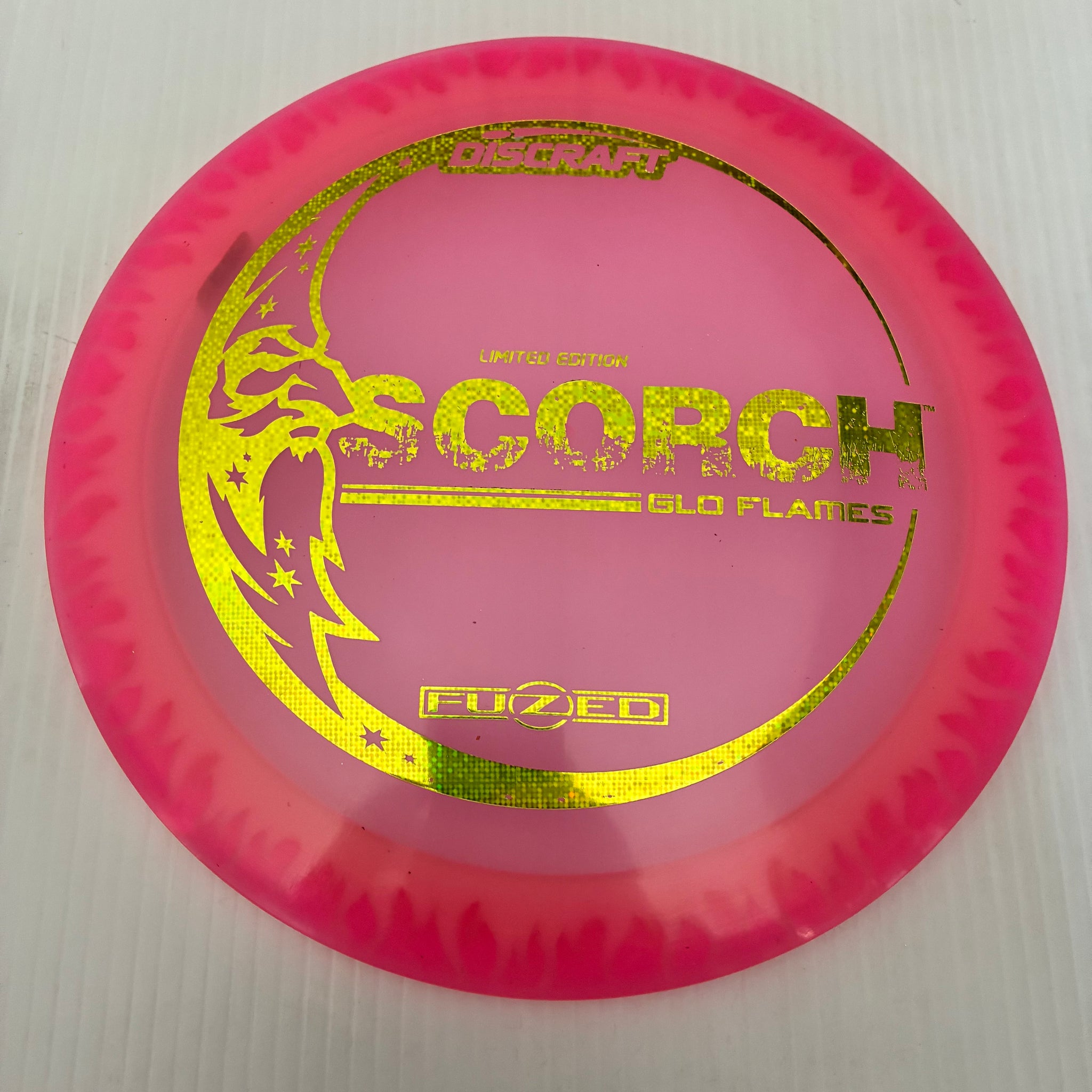 Discraft Limited Edition GLO Flame Pattern Fuzed Z Scorch 11/6/-2/-2