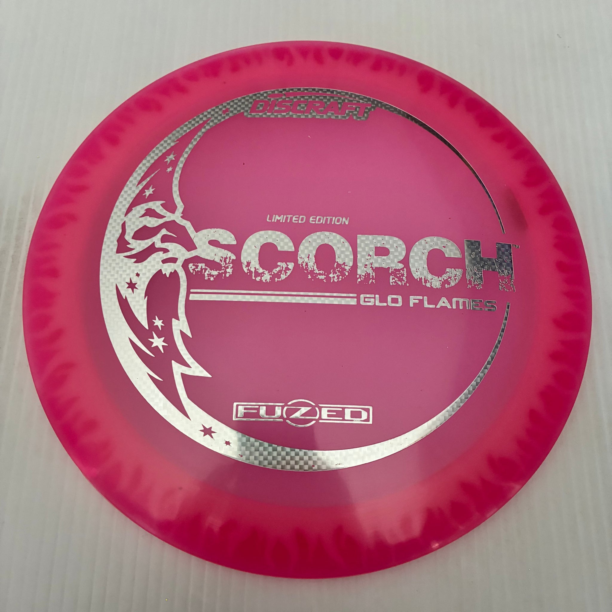 Discraft Limited Edition GLO Flame Pattern Fuzed Z Scorch 11/6/-2/-2