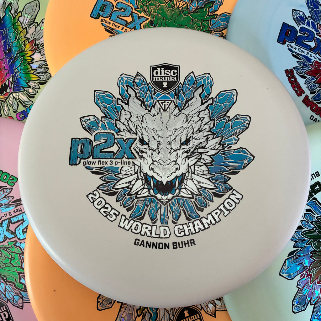 Discmania 2025 Gannon Buhr World Champion Glow Flex 3 P-Line P2x 2/3/0/1