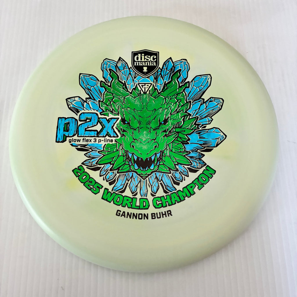 Discmania 2025 Gannon Buhr World Champion Glow Flex 3 P-Line P2x 2/3/0/1