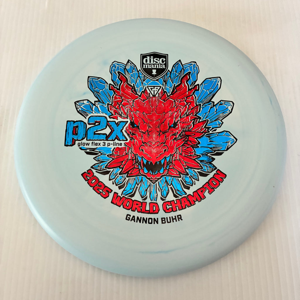 Discmania 2025 Gannon Buhr World Champion Glow Flex 3 P-Line P2x 2/3/0/1