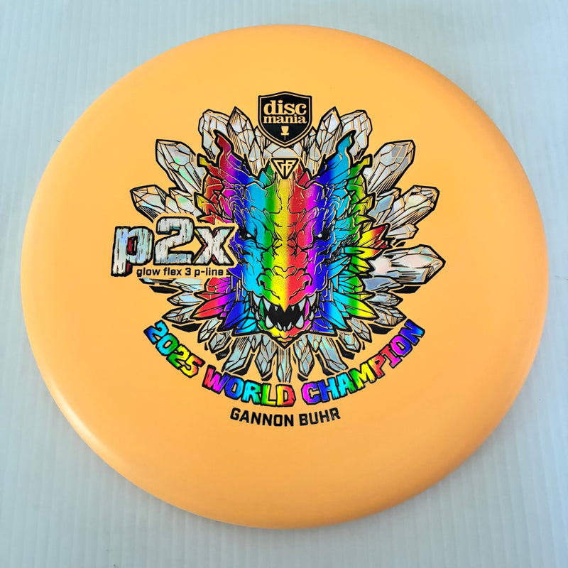 Discmania 2025 Gannon Buhr World Champion Glow Flex 3 P-Line P2x 2/3/0/1